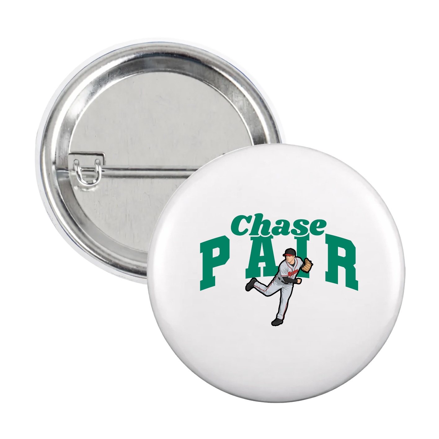 Game Day Button — Signature Arch in White
