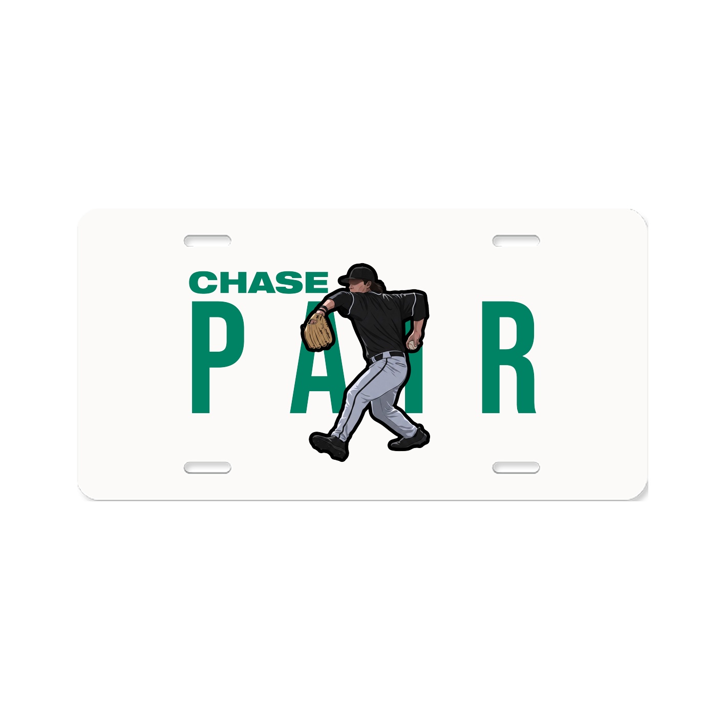 License Plate — Player Name in Classic