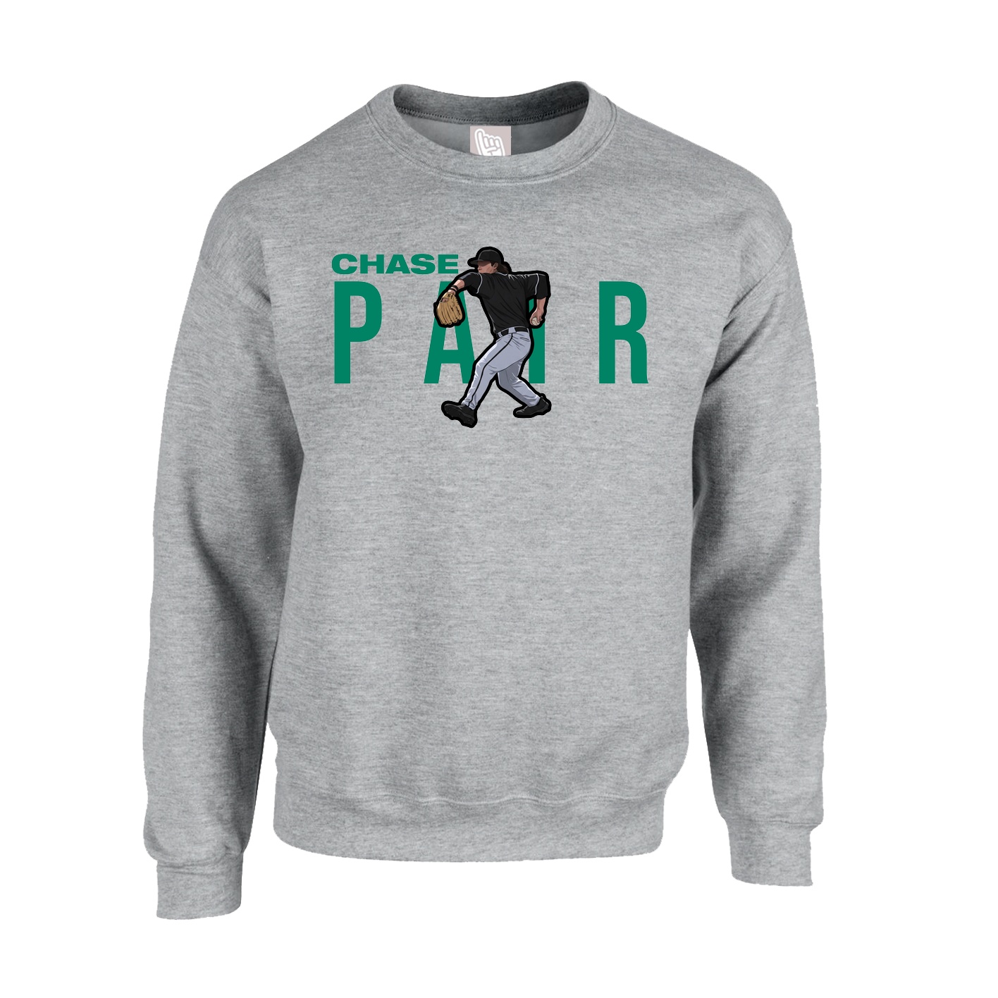 Fleece Crew — Player Name in Grey