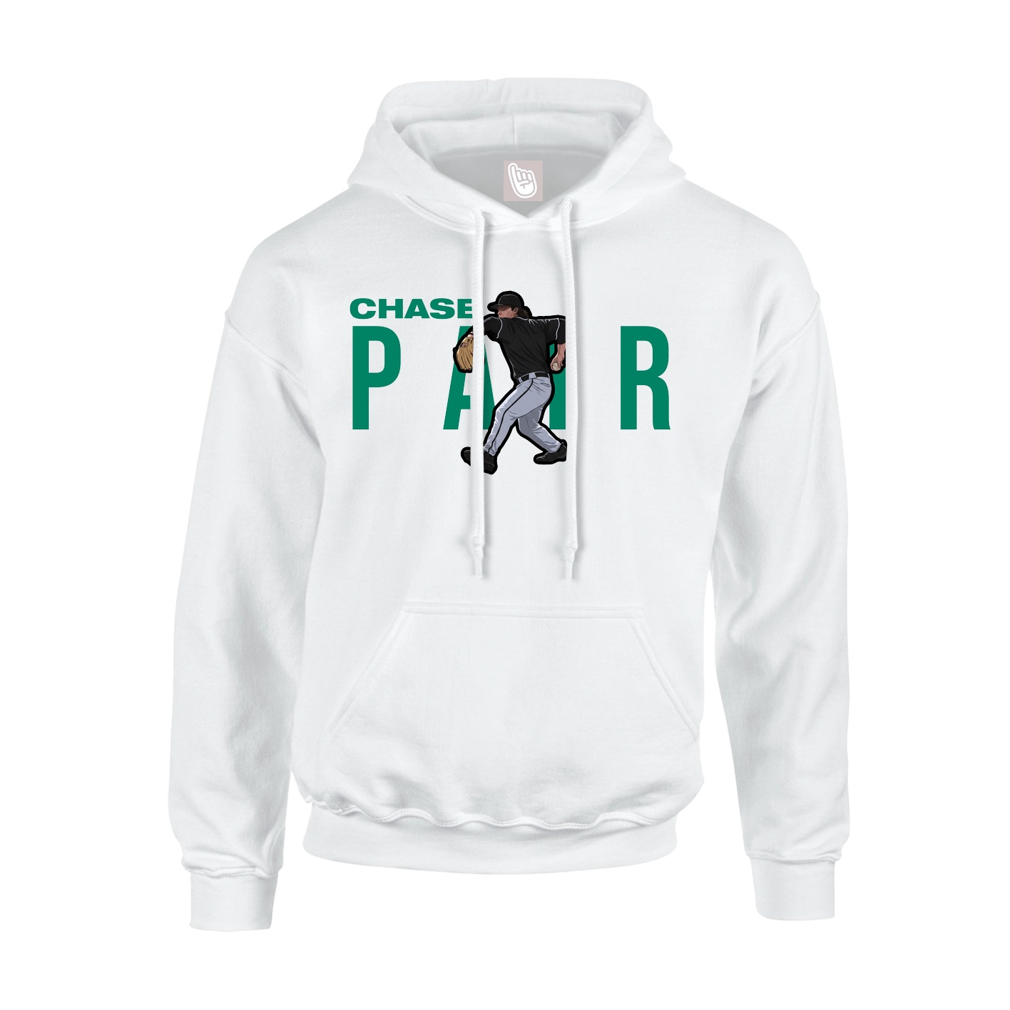 Youth Hoodie — Player Name in White