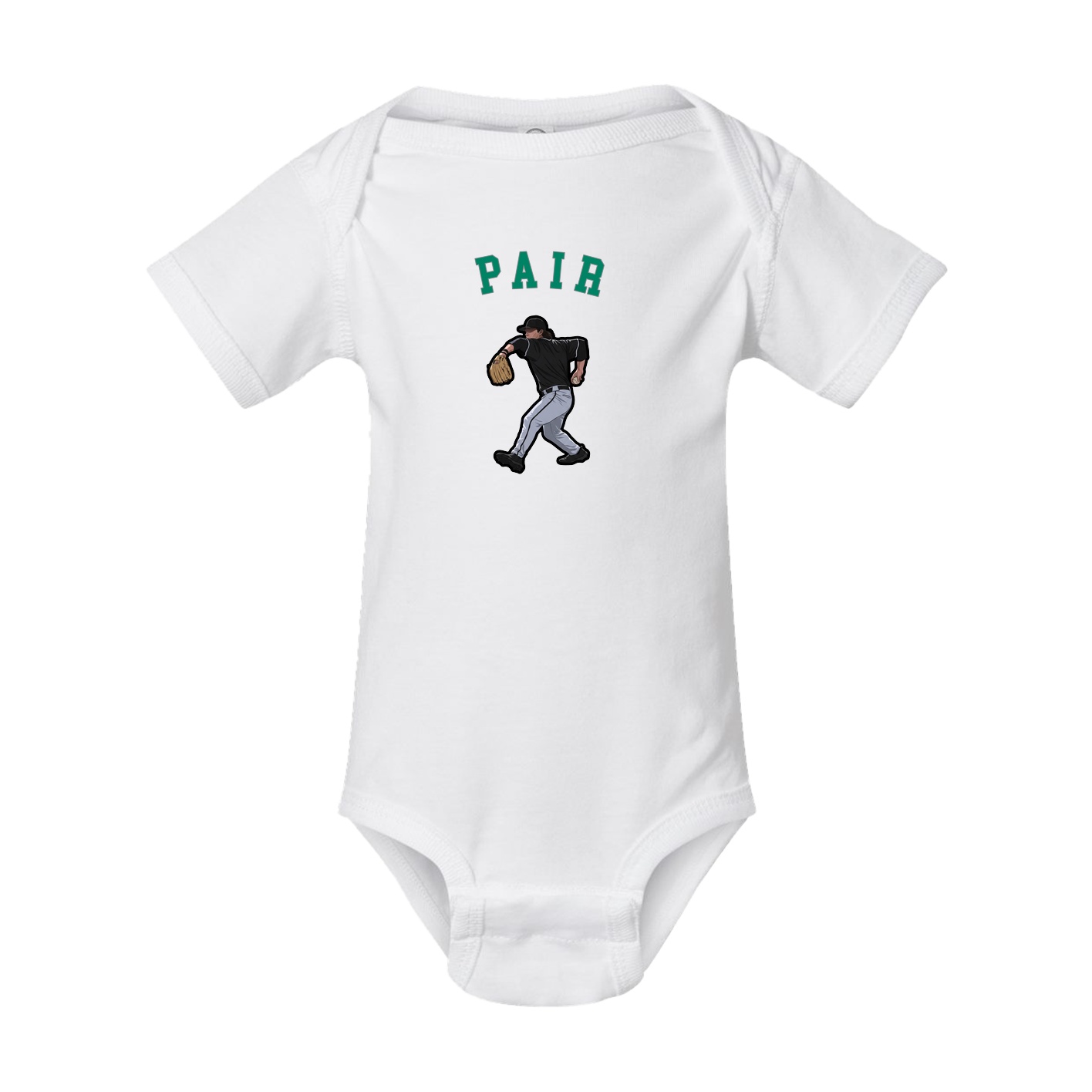 Baby Onesie — Shirsey Arch in White