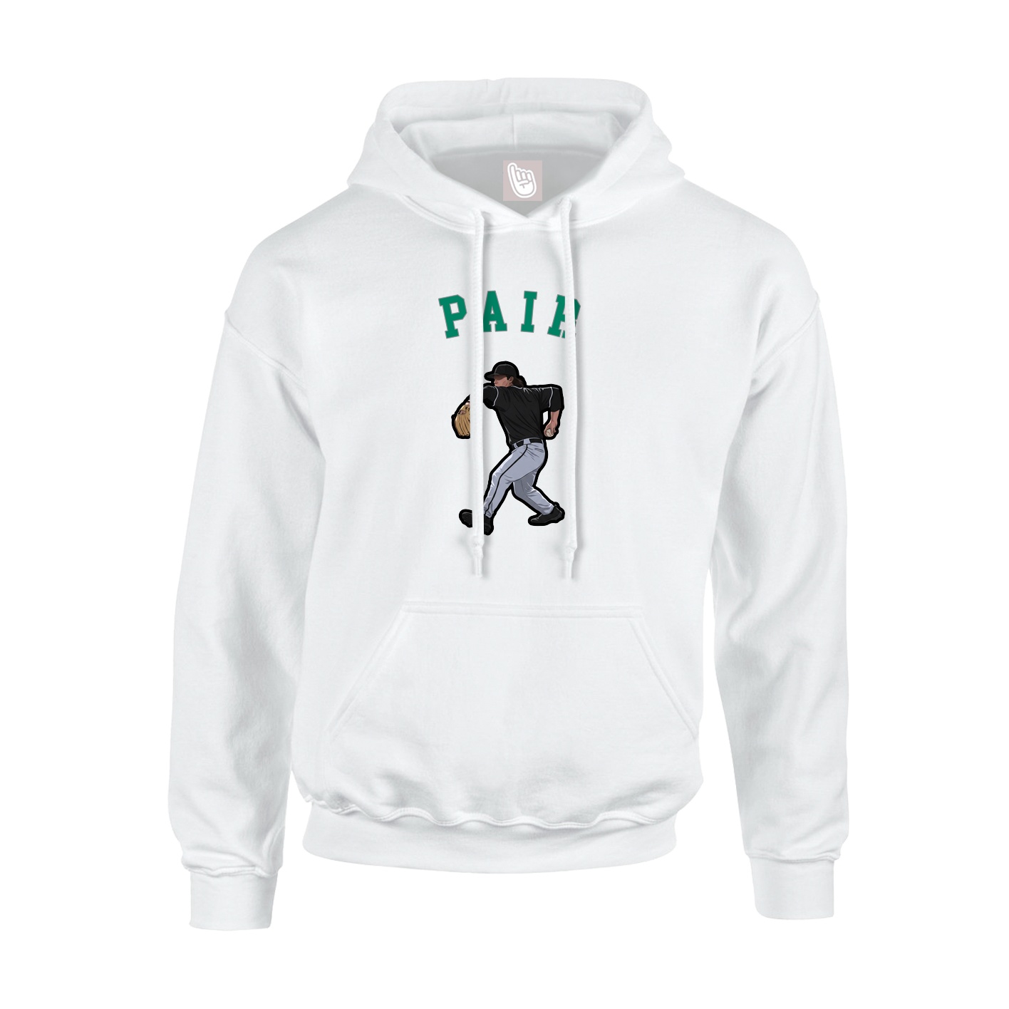 Hoodie — Shirsey Arch in White