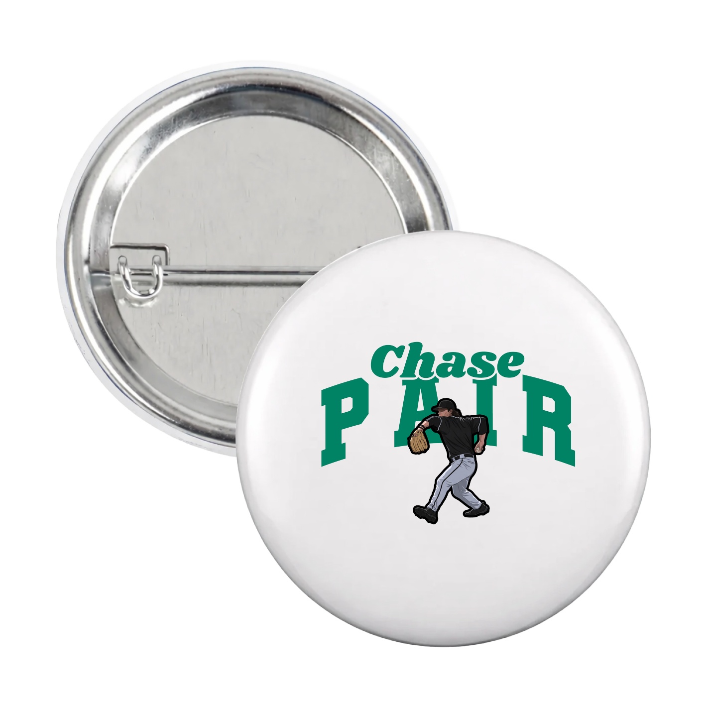 Game Day Button — Signature Arch in White