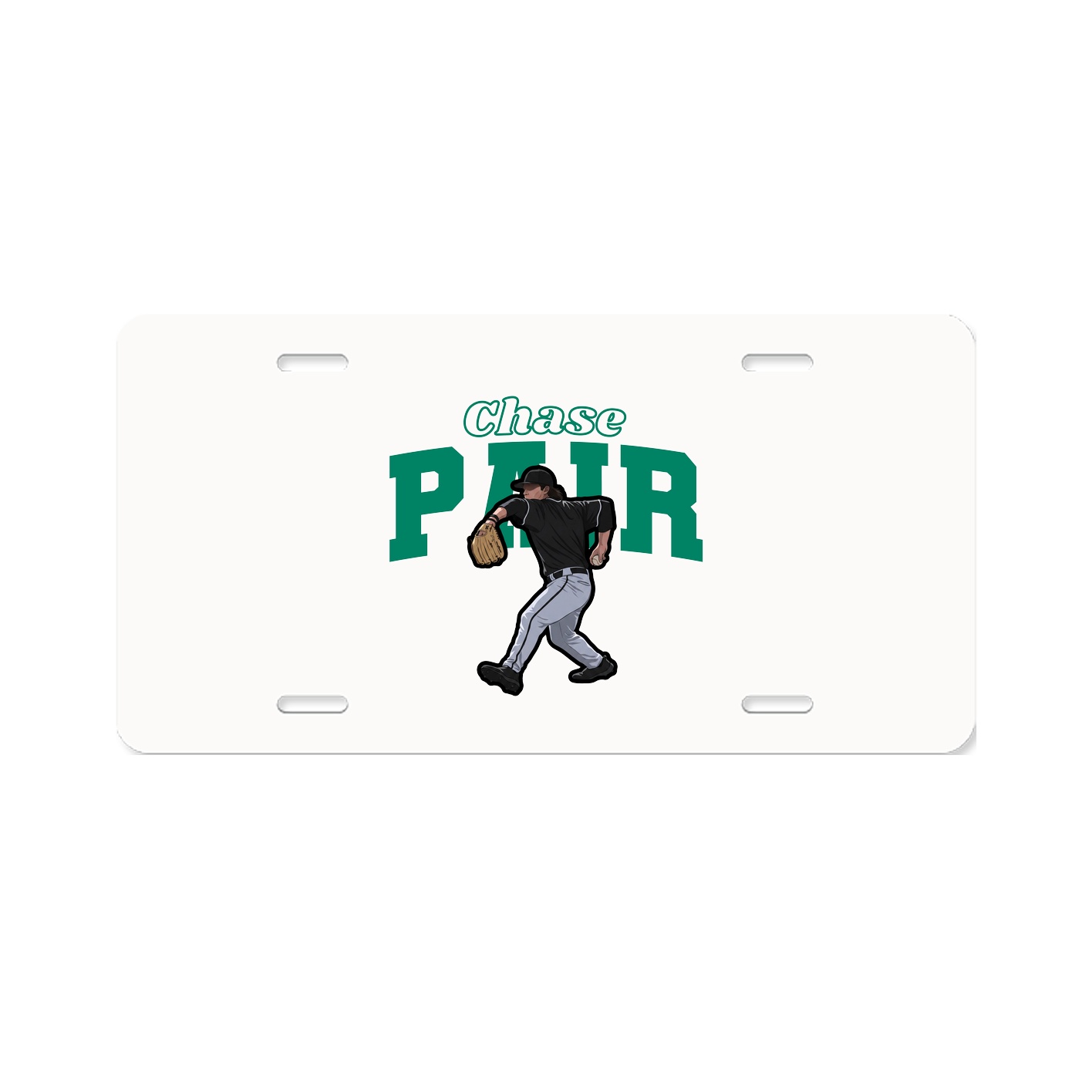 License Plate — Name Arch in Classic