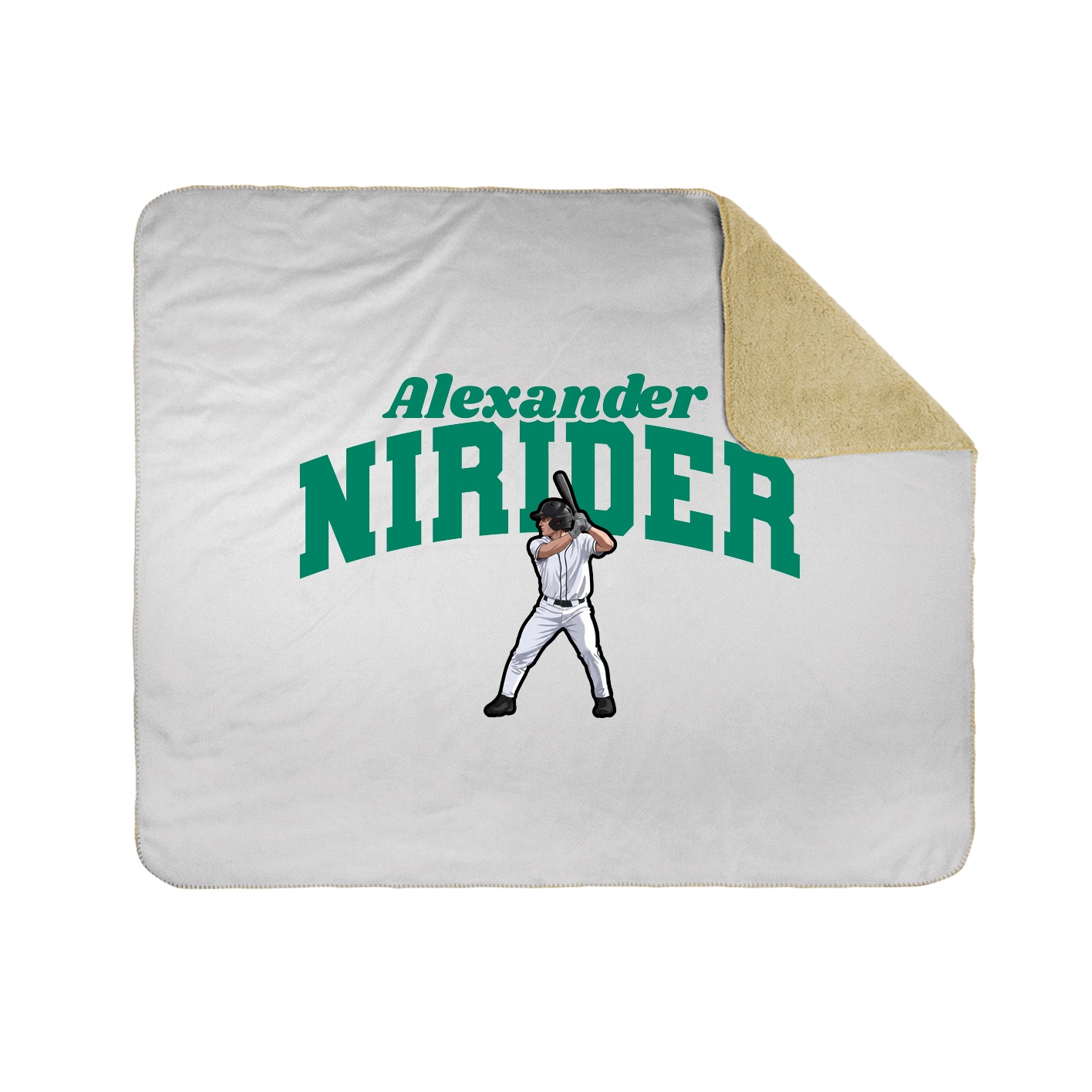 Throw Blanket — Signature Arch in White