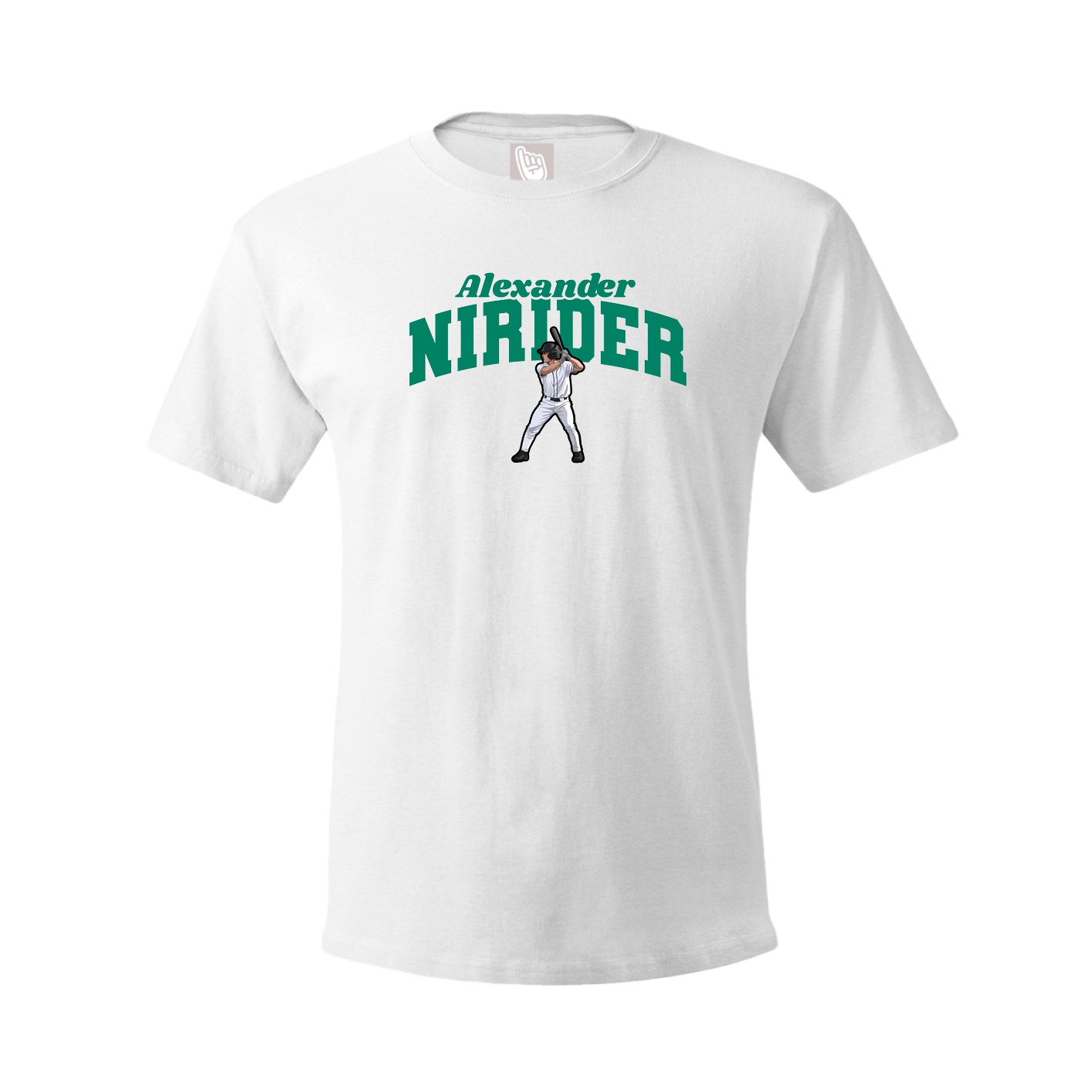 Youth Tee — Signature Arch in White