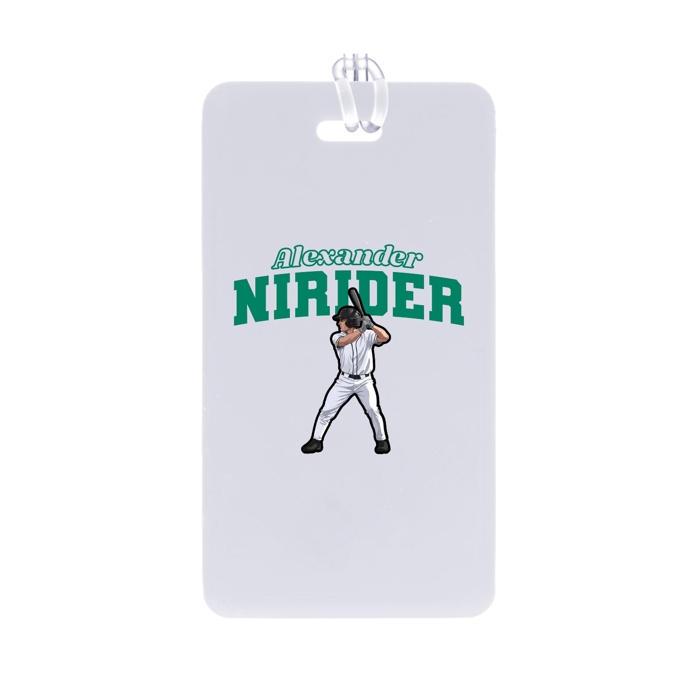 Bag Tag — Name Arch in Classic