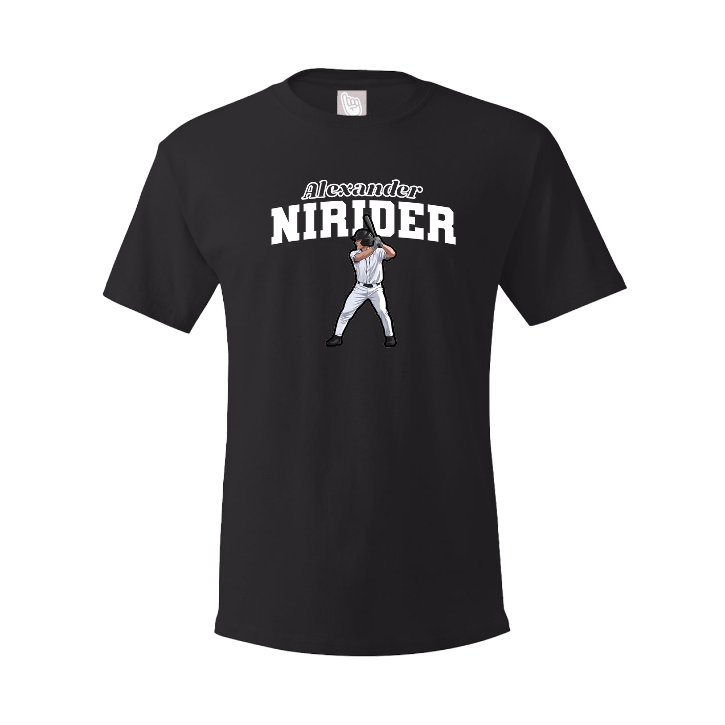 Youth Tee — Name Arch in Black