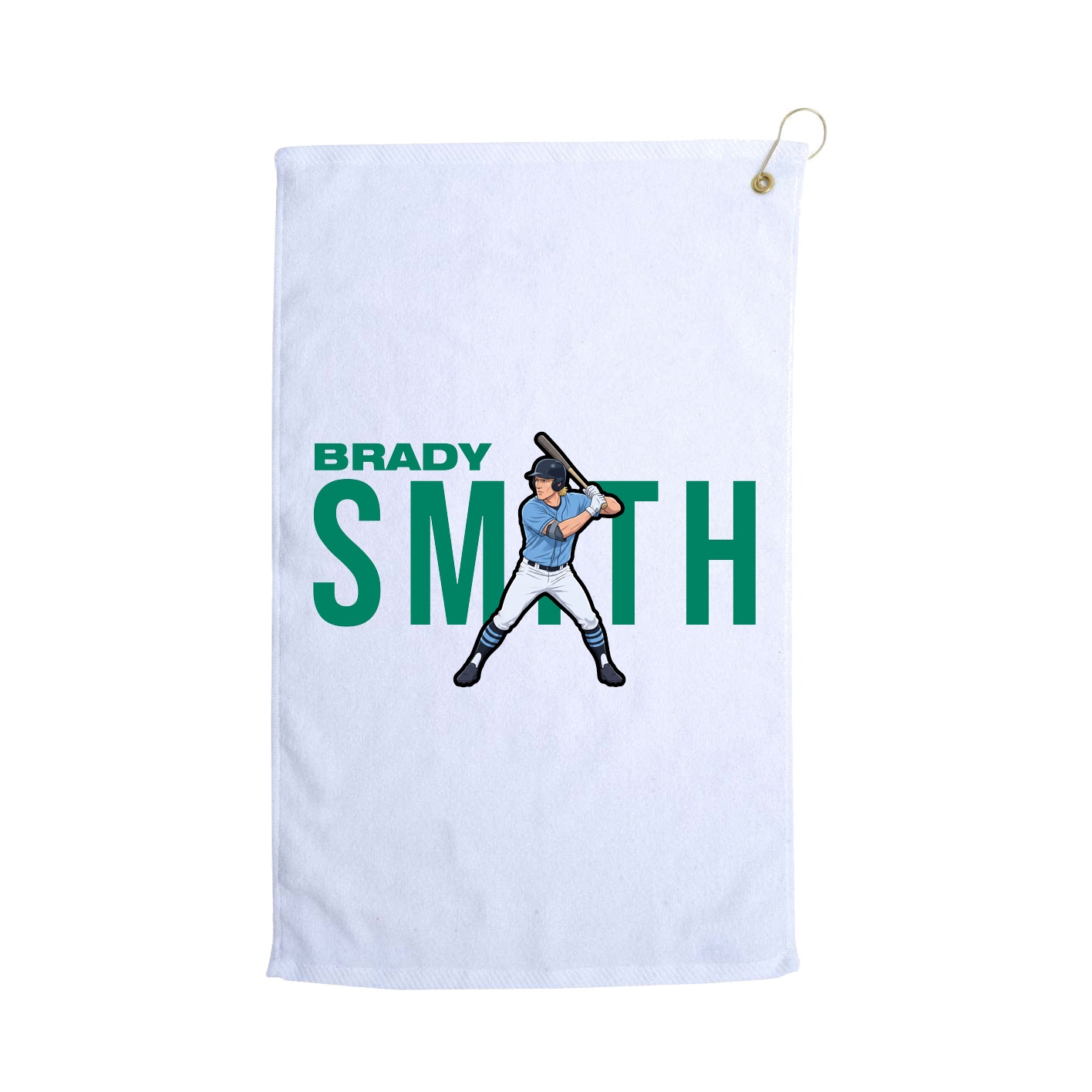Golf Towel — Player Name in White
