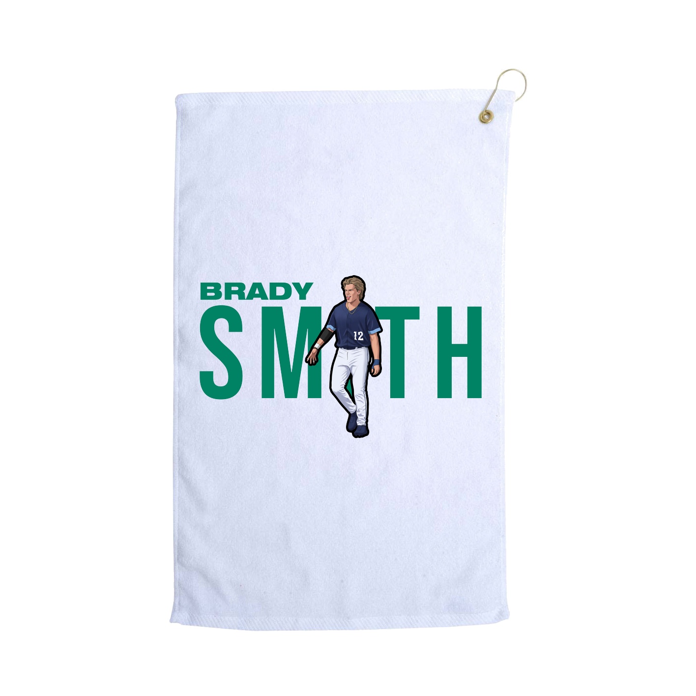 Golf Towel — Player Name in White