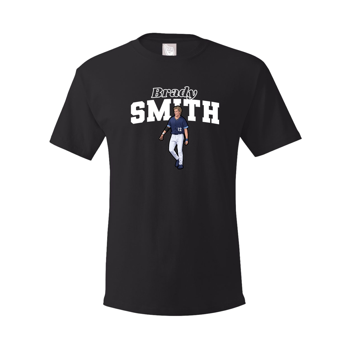 Youth Tee — Name Arch in Black
