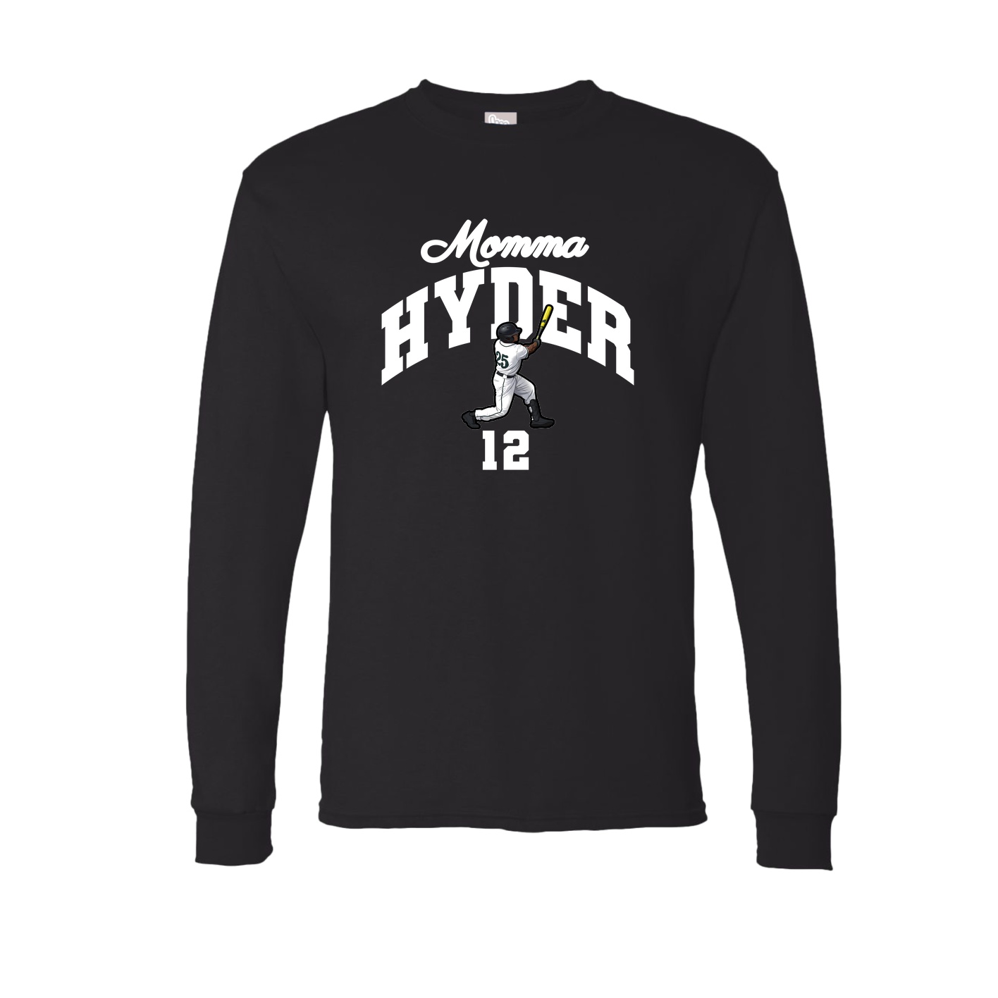 Long Sleeve Tee — Mothers Day Arch in Black