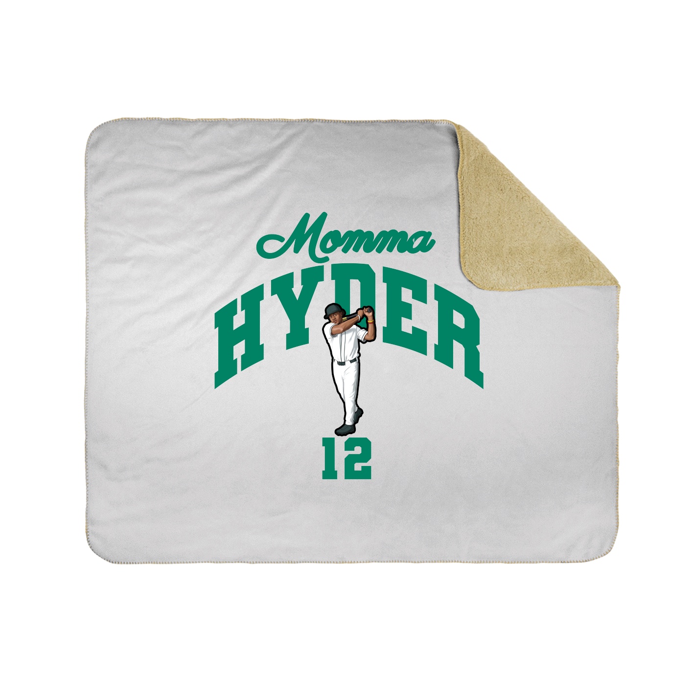Throw Blanket — Mothers Day Arch in White