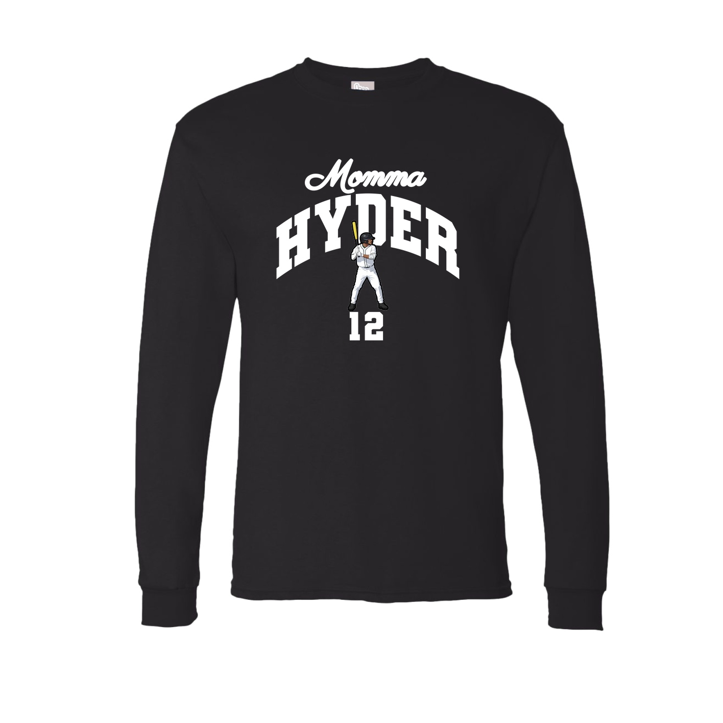 Long Sleeve Tee — Mothers Day Arch in Black
