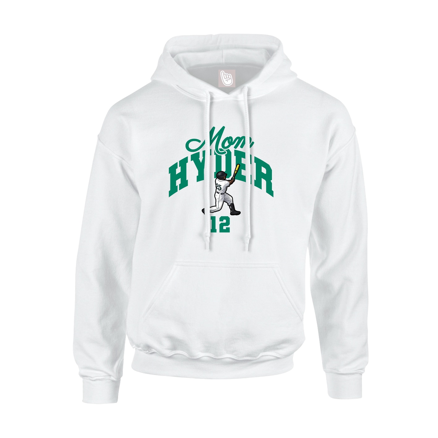 Youth Hoodie — Mothers Day Arch in White