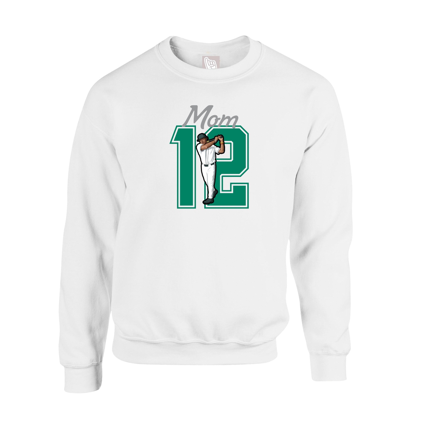 Fleece Crew — Mothers Day Shirsey in White