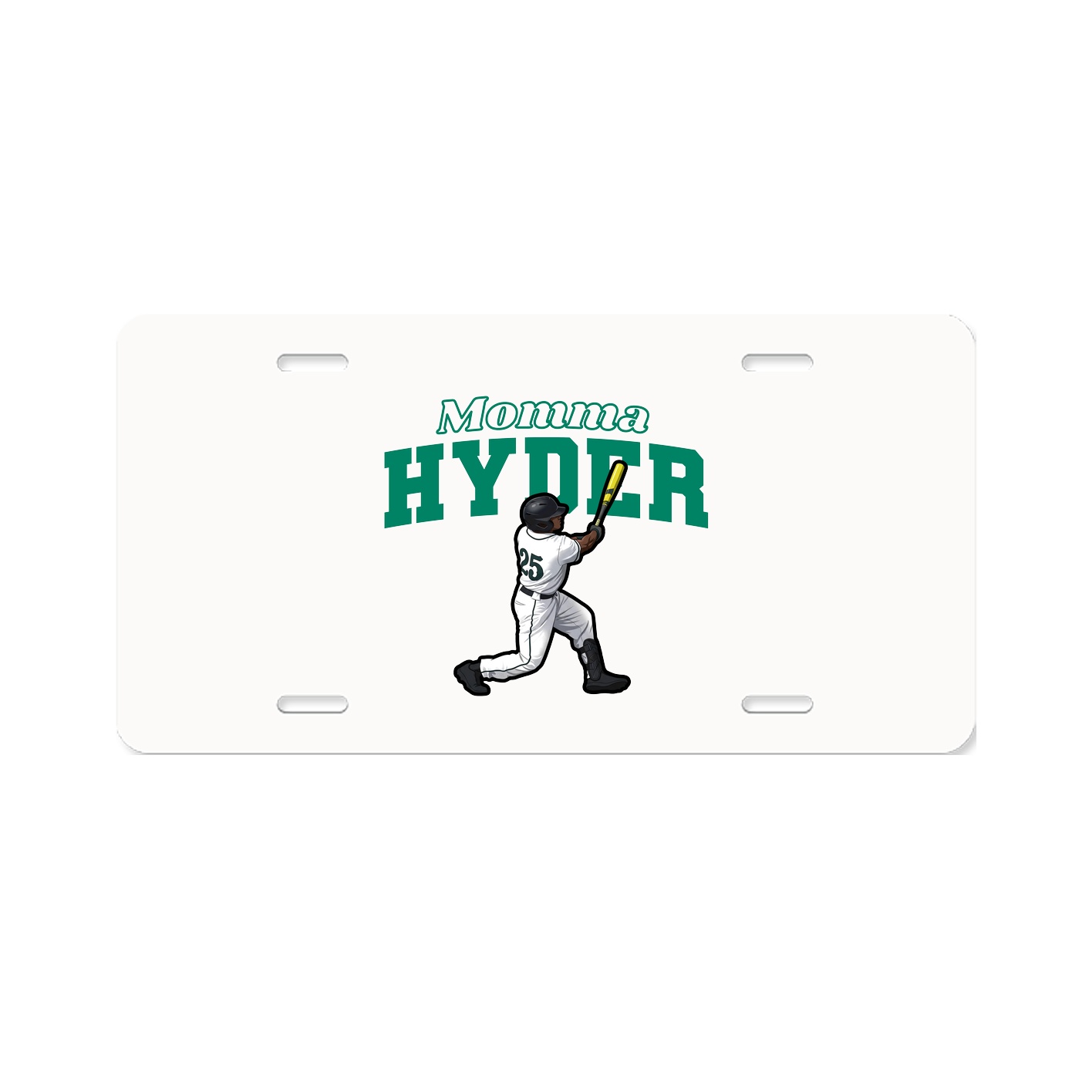 License Plate — Mothers Day Block in Classic