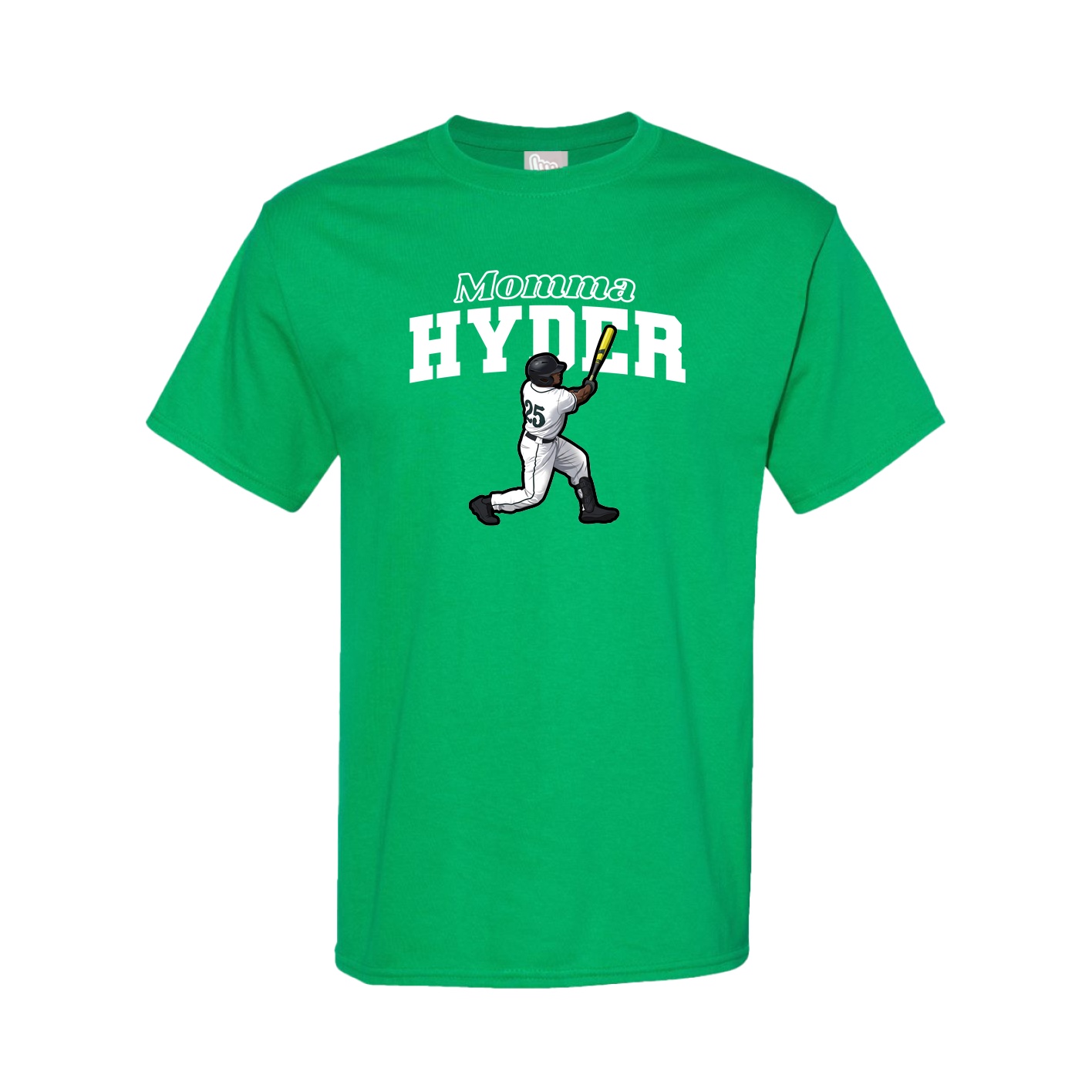 Youth Tee — Mothers Day Block in Green