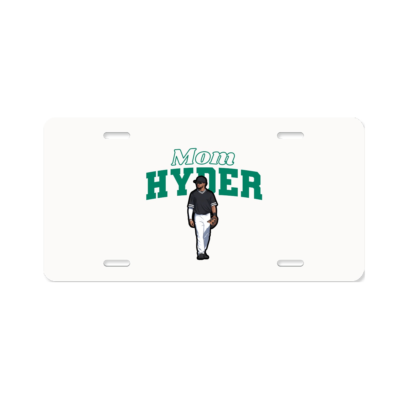 License Plate — Mothers Day Block in Classic