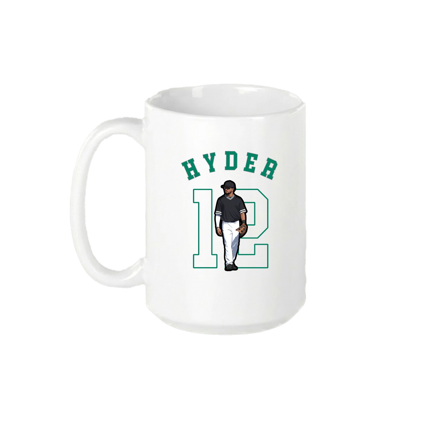 15oz Coffee Mug — Shirsey Arch in White