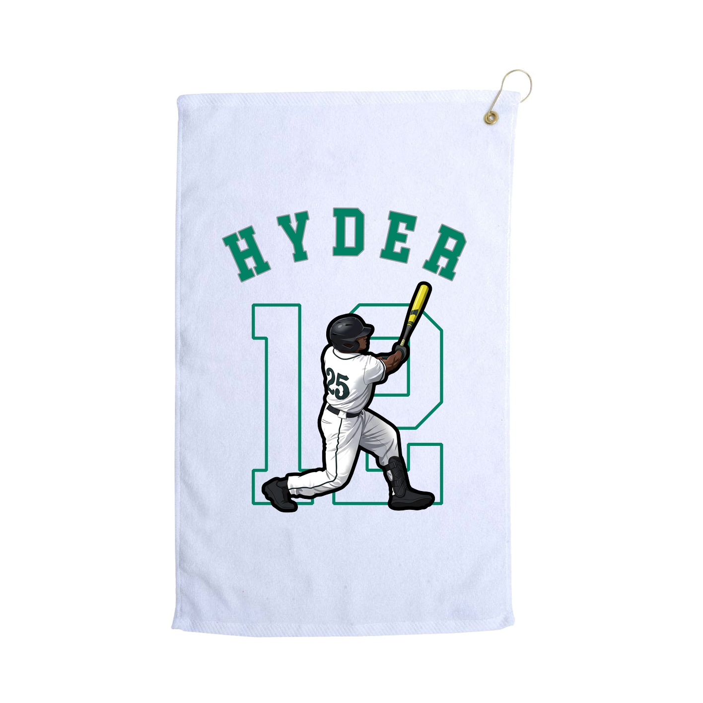 Golf Towel — Shirsey Arch in White