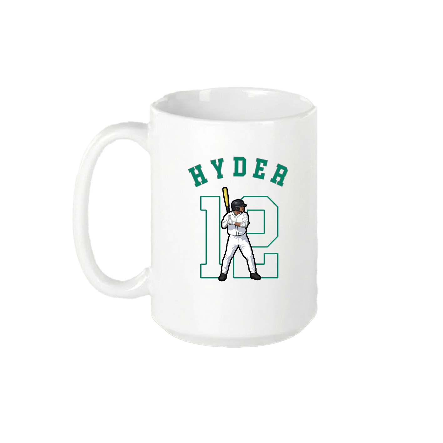 15oz Coffee Mug — Shirsey Arch in White