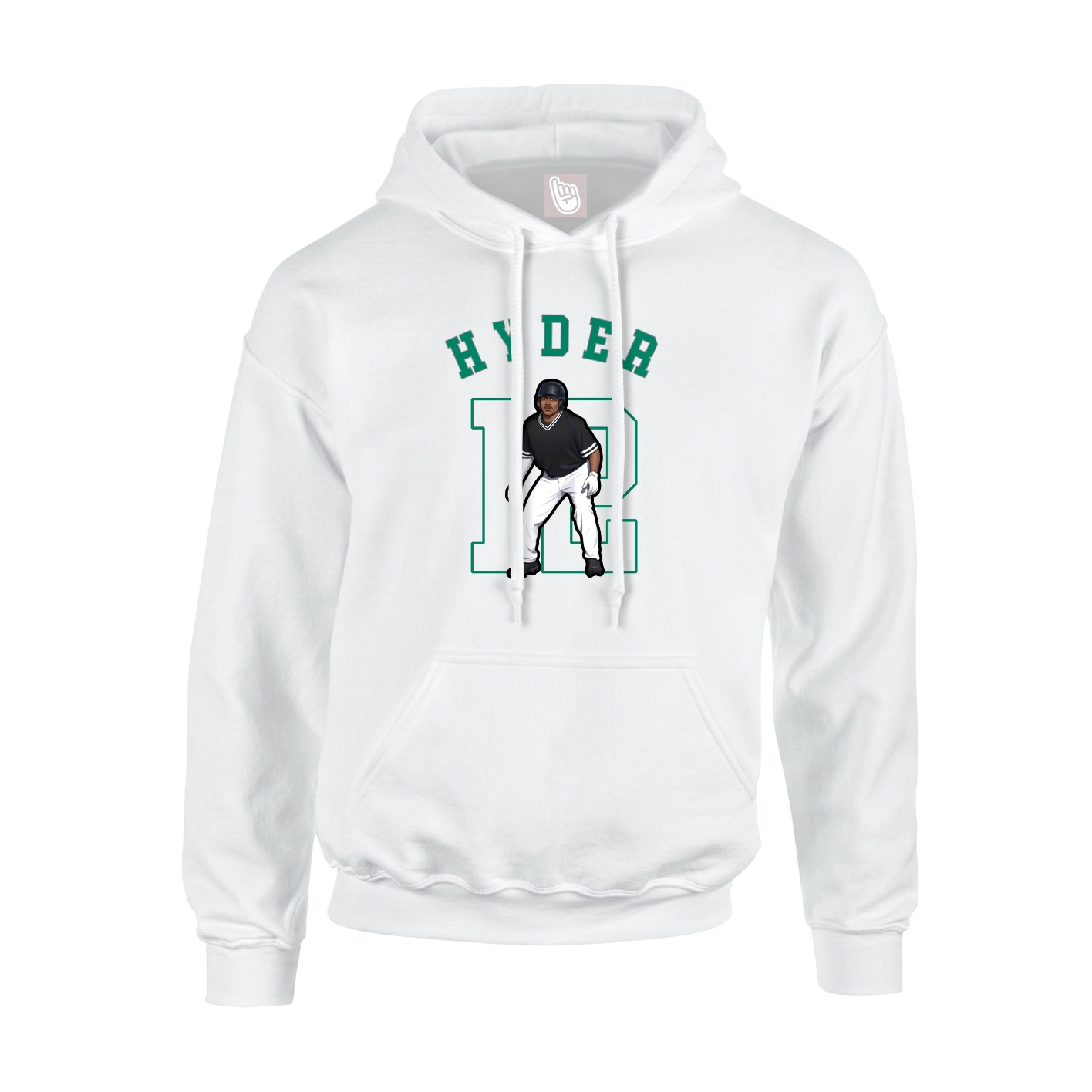 Youth Hoodie — Shirsey Arch in White