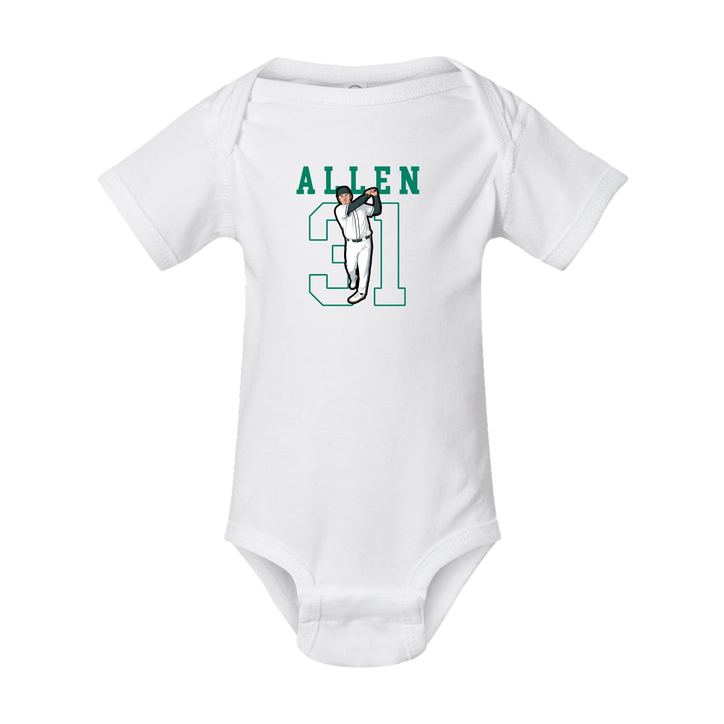 Baby Onesie — Shirsey in White