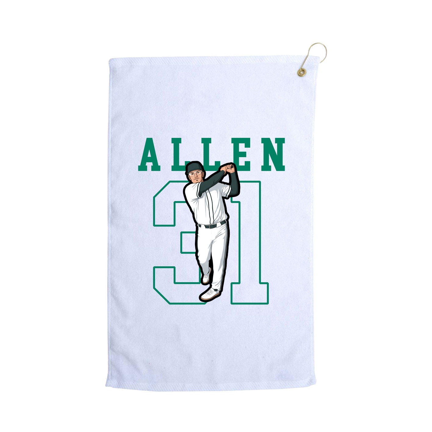 Golf Towel — Shirsey in White