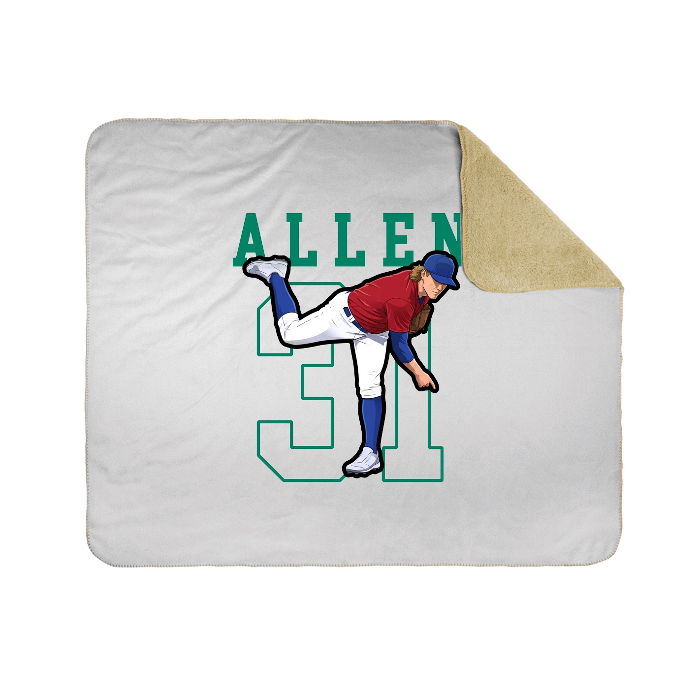Throw Blanket — Shirsey in White