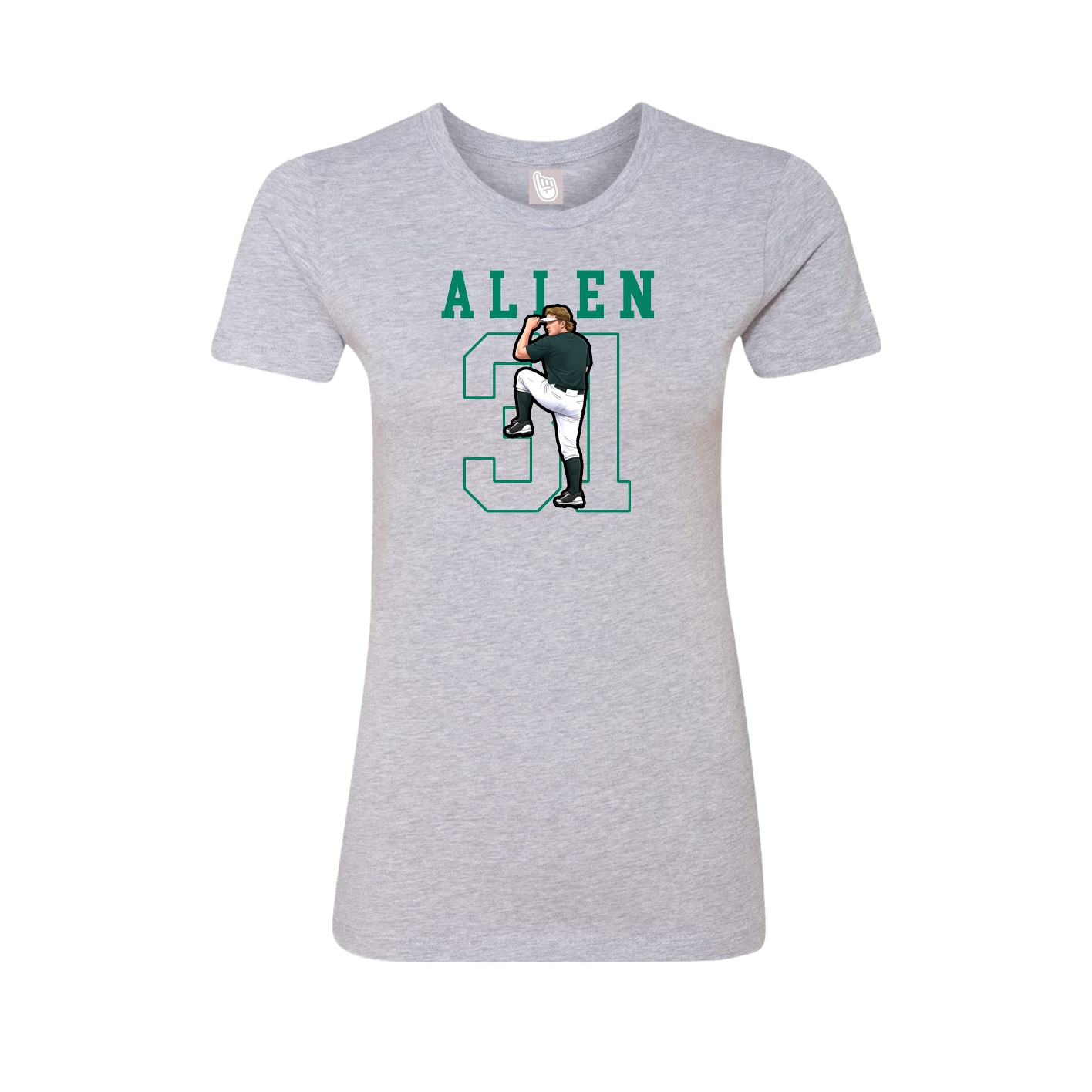 Fitted Women's Tee — Shirsey in Grey