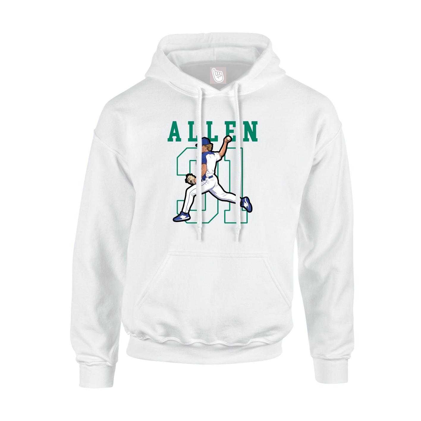 Youth Hoodie — Shirsey in White
