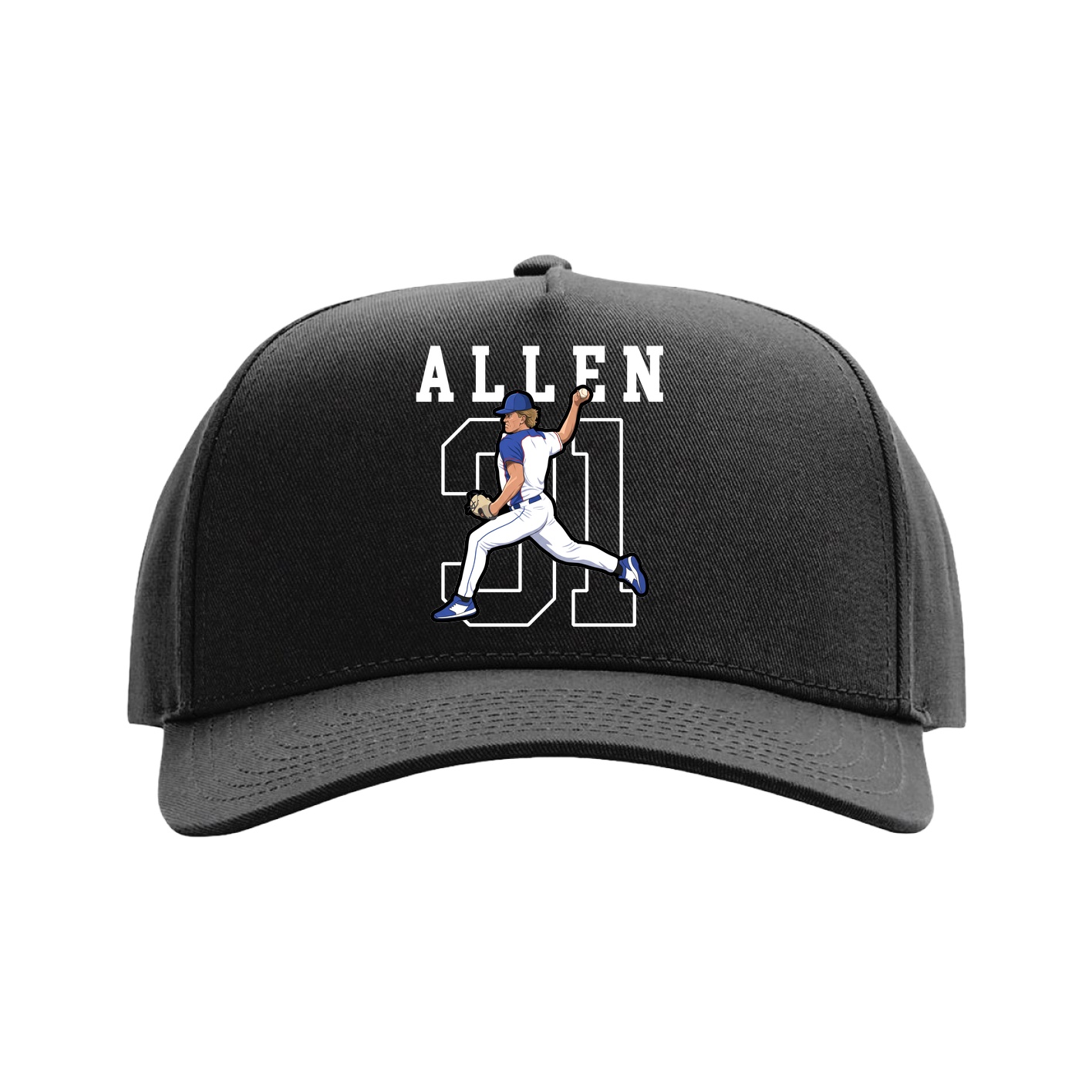Full Fabric Five-Panel Champ Cap