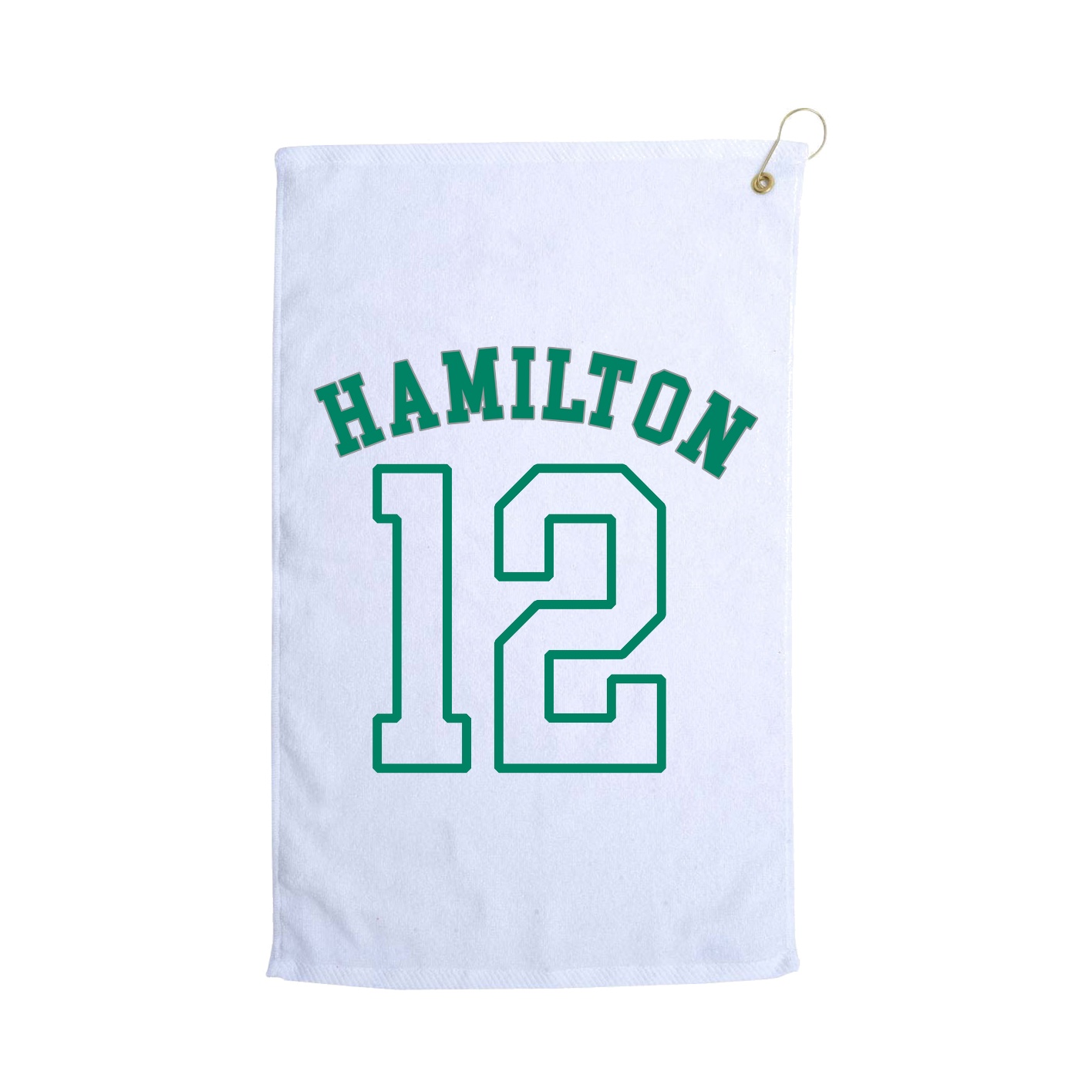 Golf Towel — Shirsey Arch in White