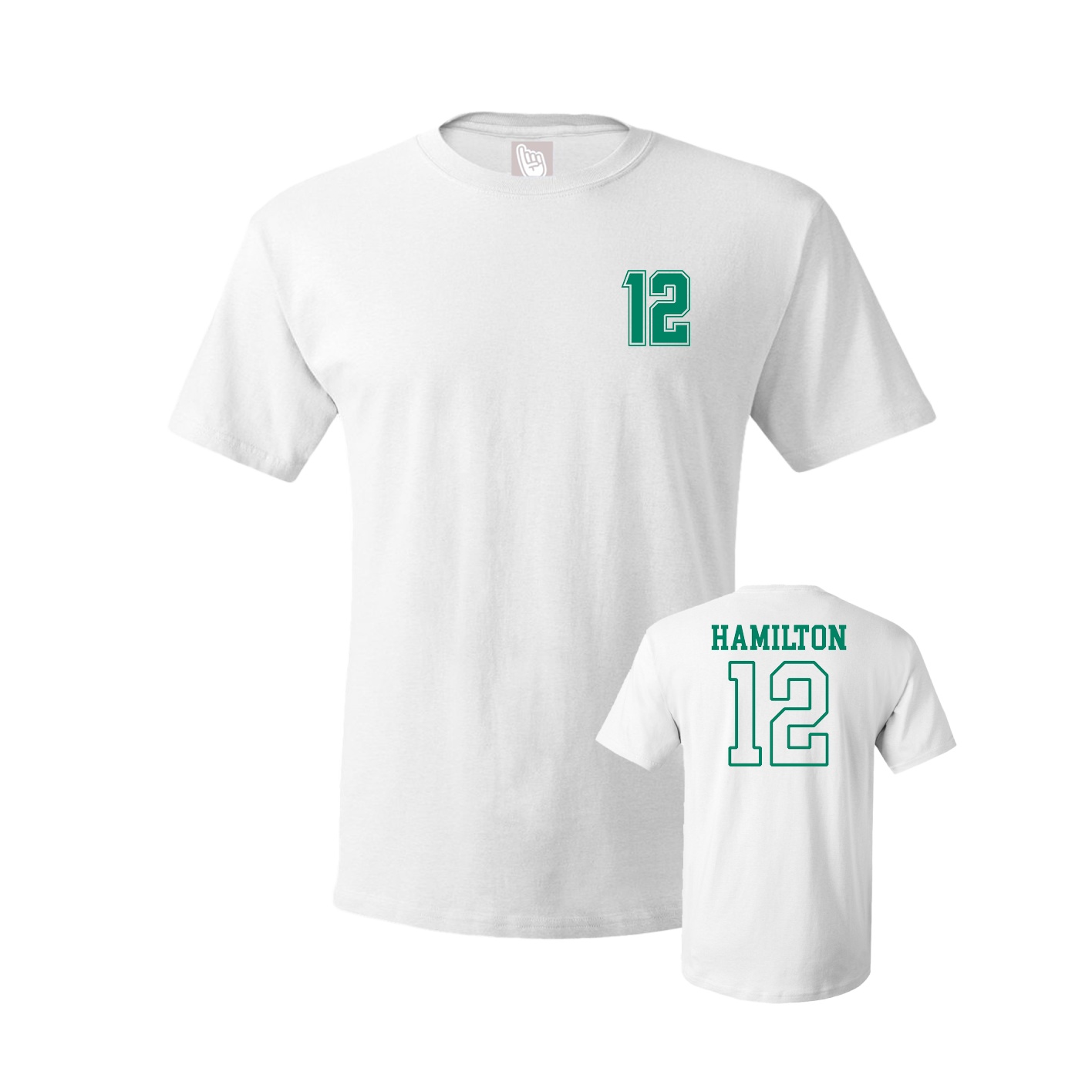 Youth Tee — Chest Back in White