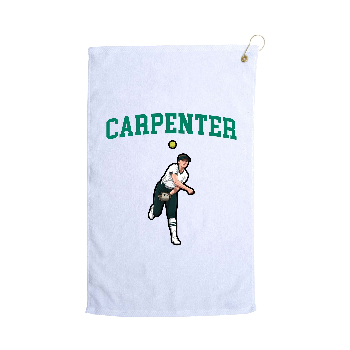 Golf Towel — Shirsey in White