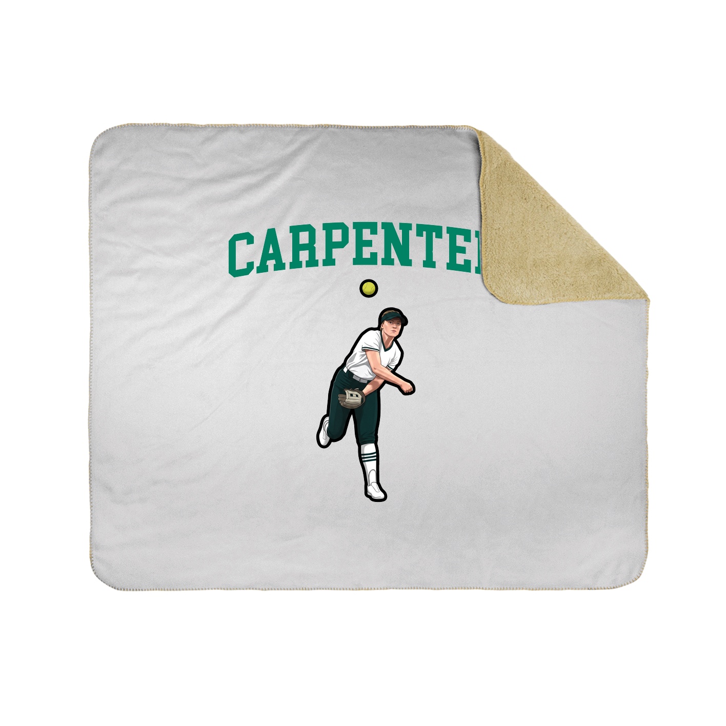 Throw Blanket — Shirsey in White