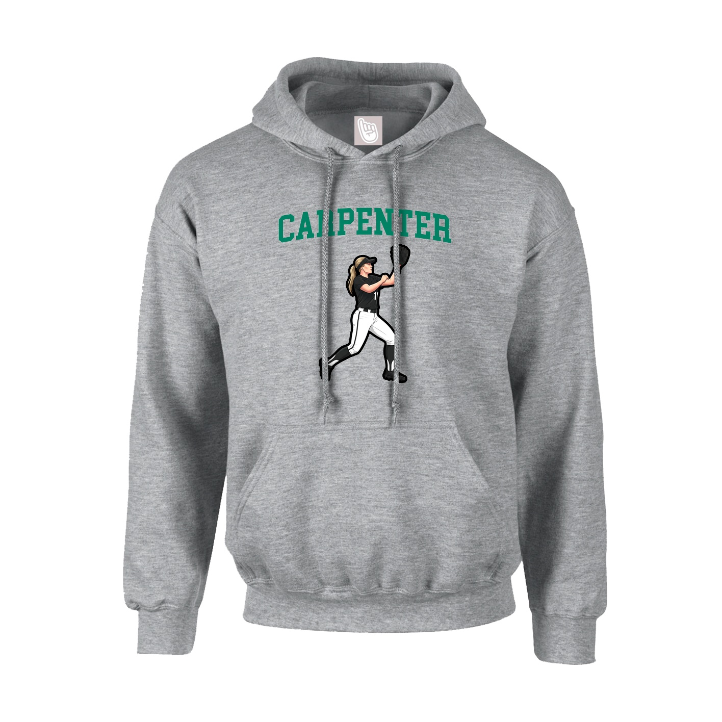 Hoodie — Shirsey in Grey