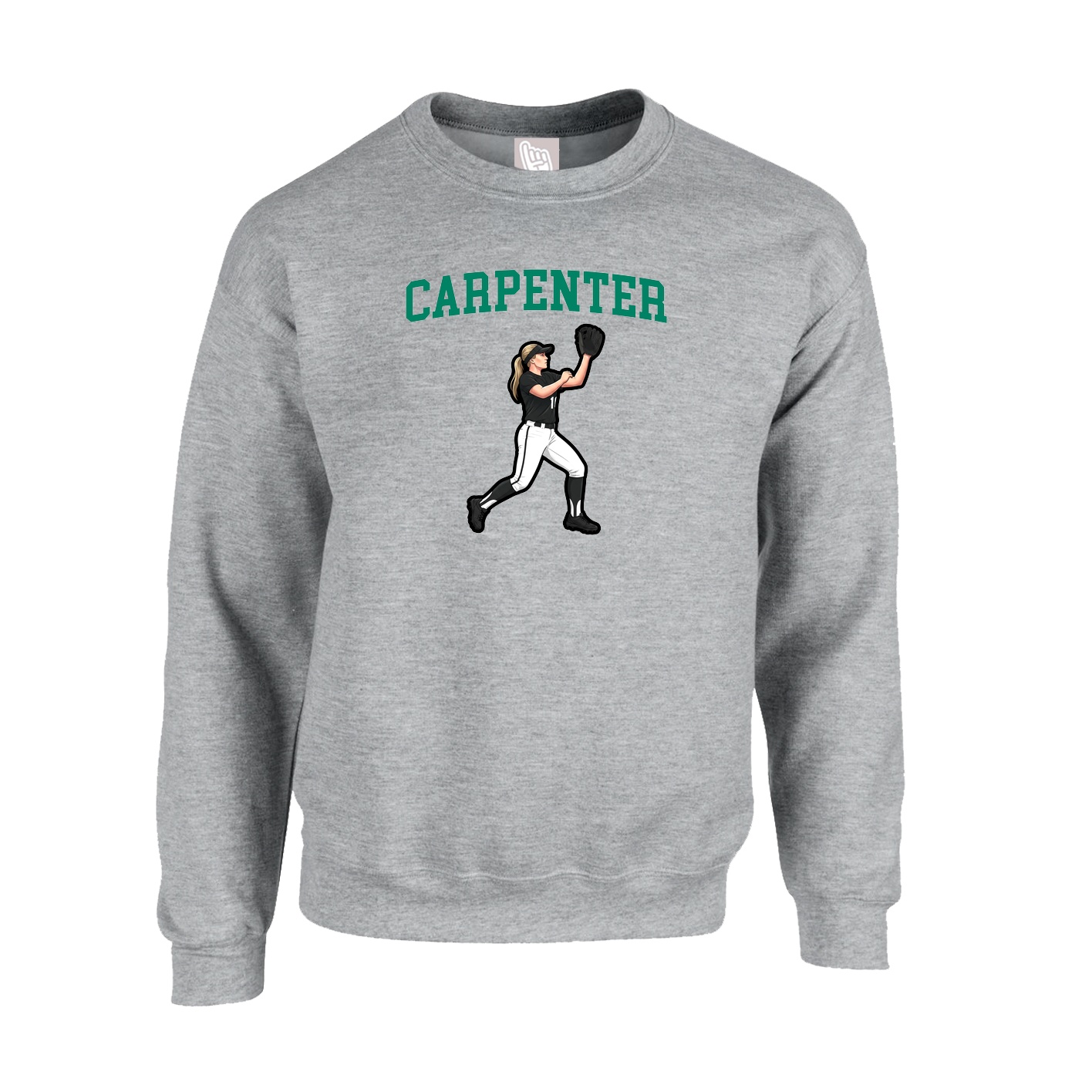 Fleece Crew — Shirsey in Grey