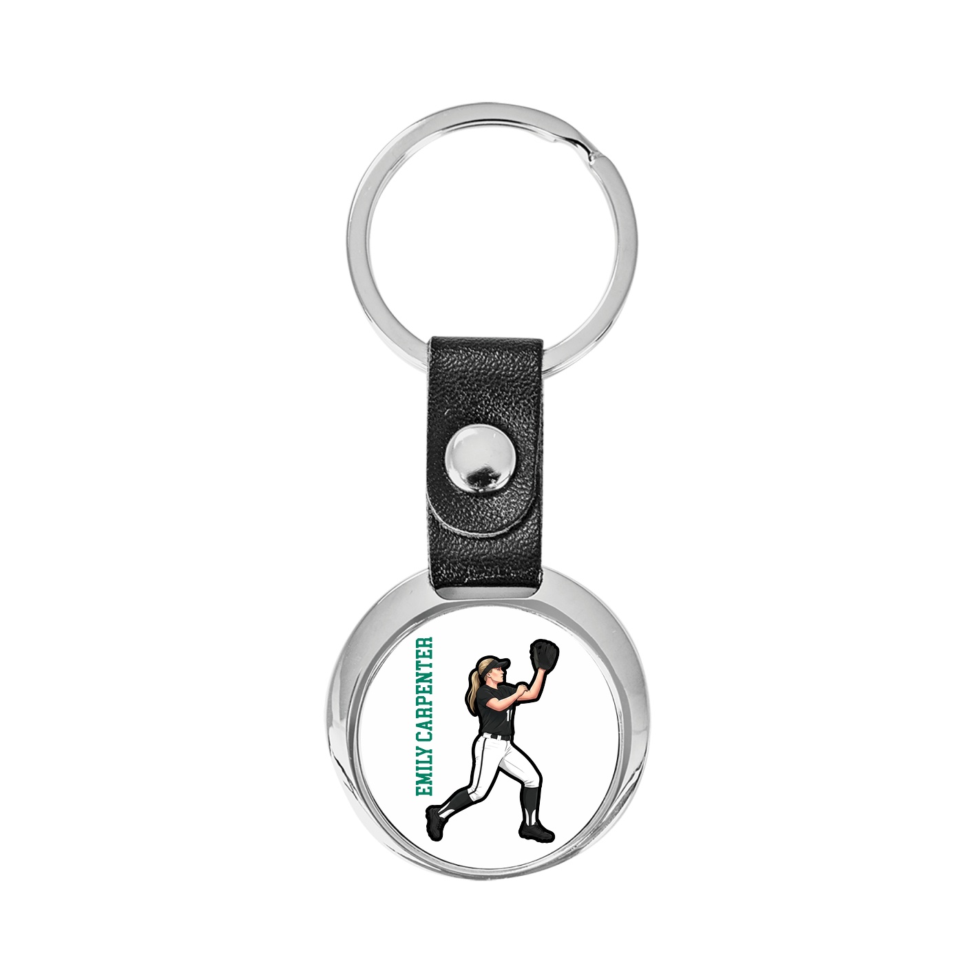 Key Chain — Name Vertical in Classic