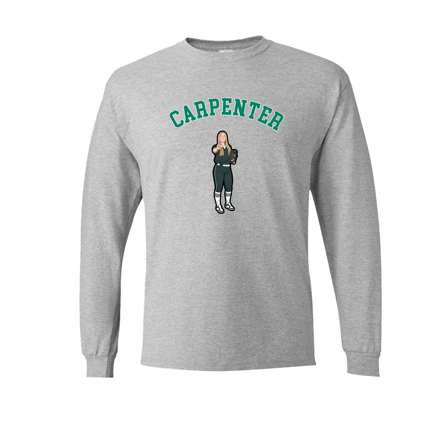 Long Sleeve Tee — Shirsey Arch in Grey