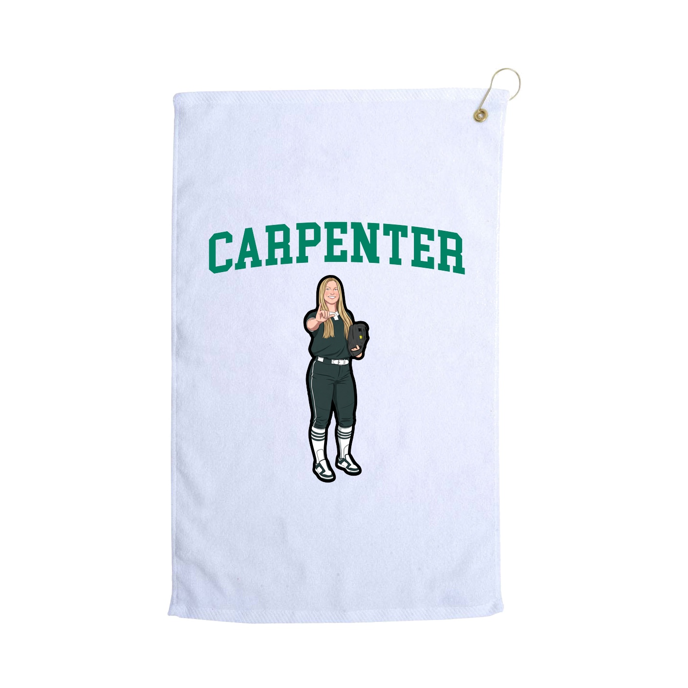 Golf Towel — Shirsey in White