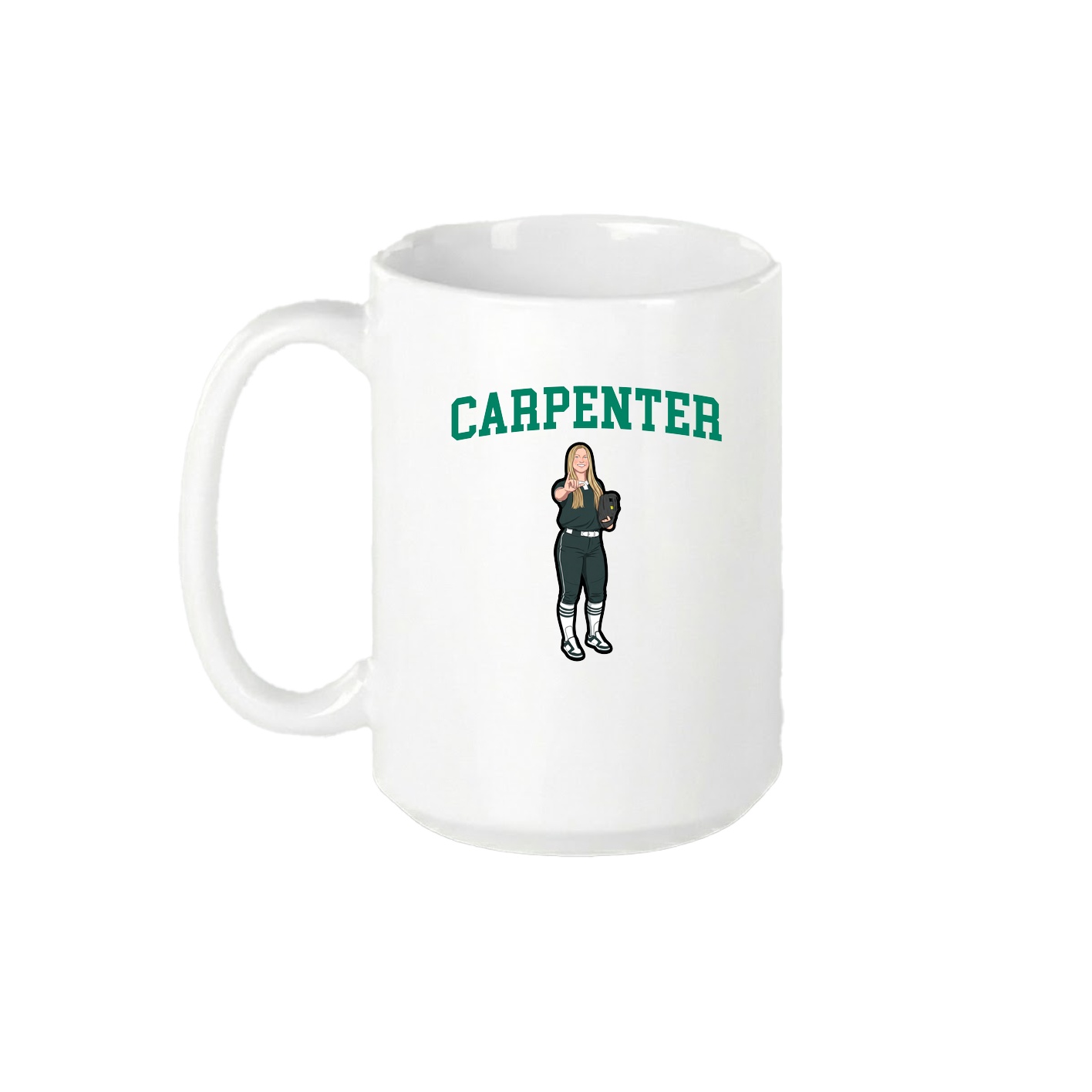 15oz Coffee Mug — Shirsey in White