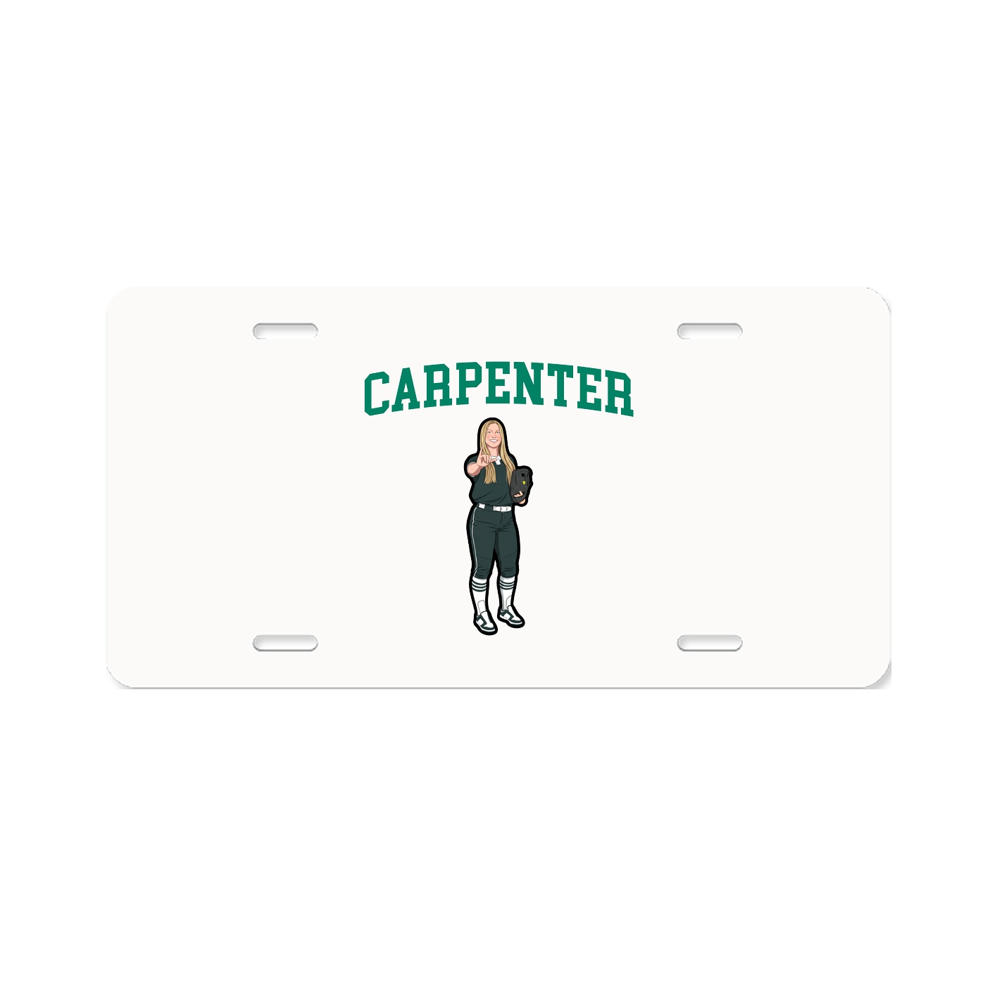 License Plate — Shirsey in Classic