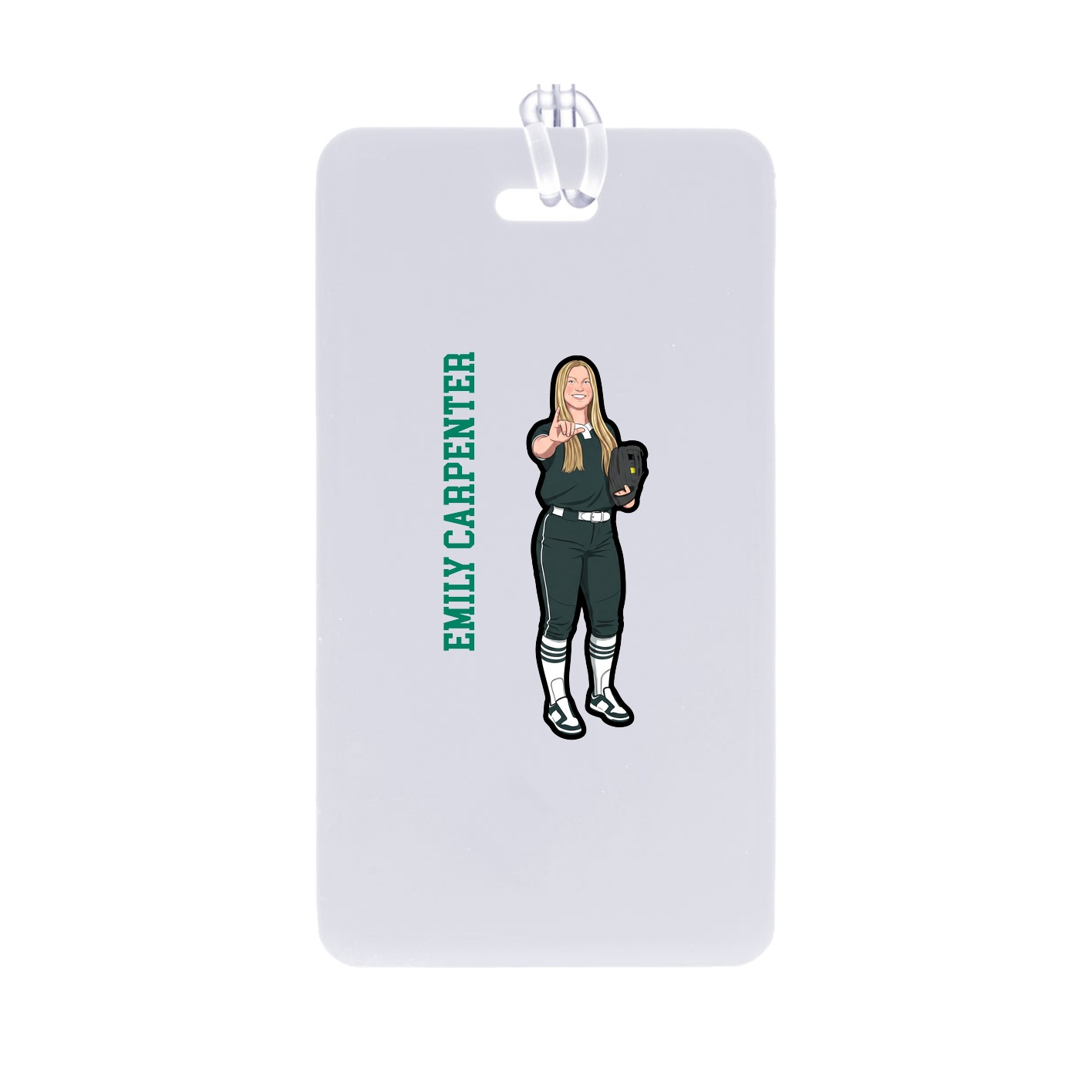 Bag Tag — Name Vertical in Classic