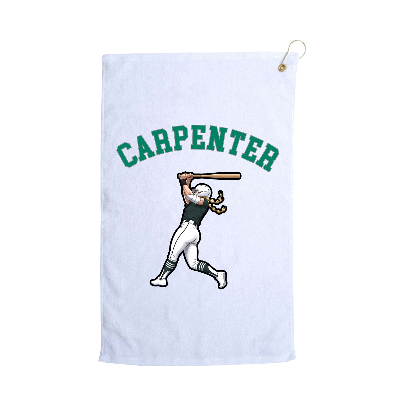 Golf Towel — Shirsey Arch in White
