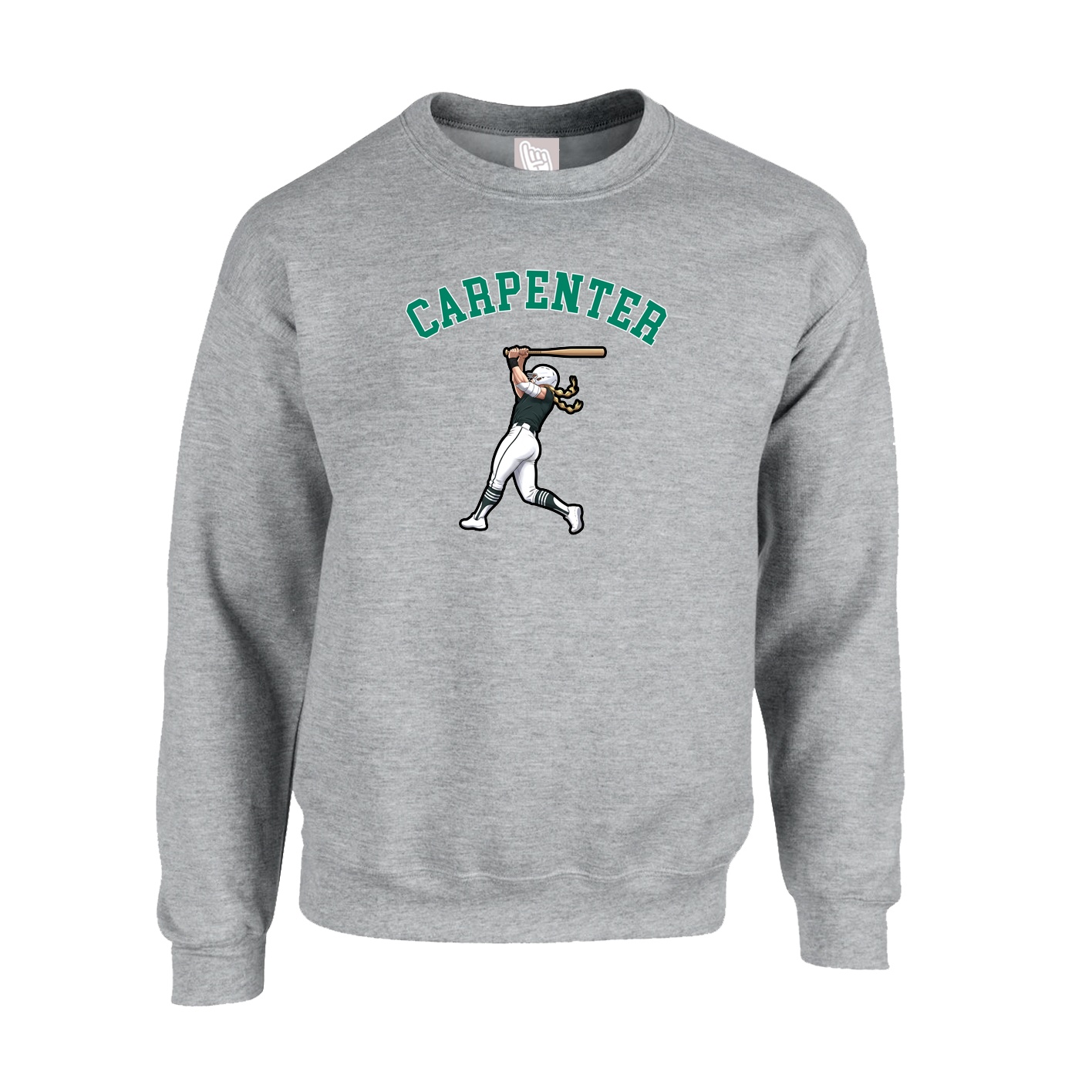 Fleece Crew — Shirsey Arch in Grey