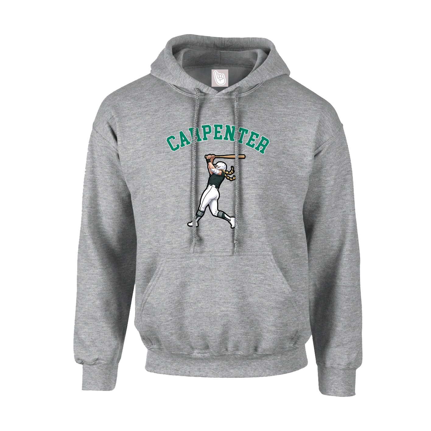 Youth Hoodie — Shirsey Arch in Grey
