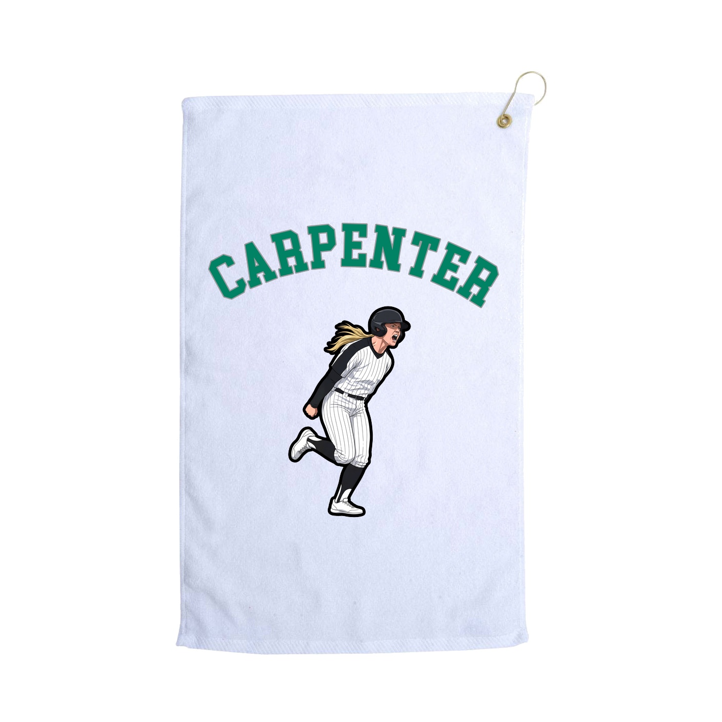 Golf Towel — Shirsey Arch in White