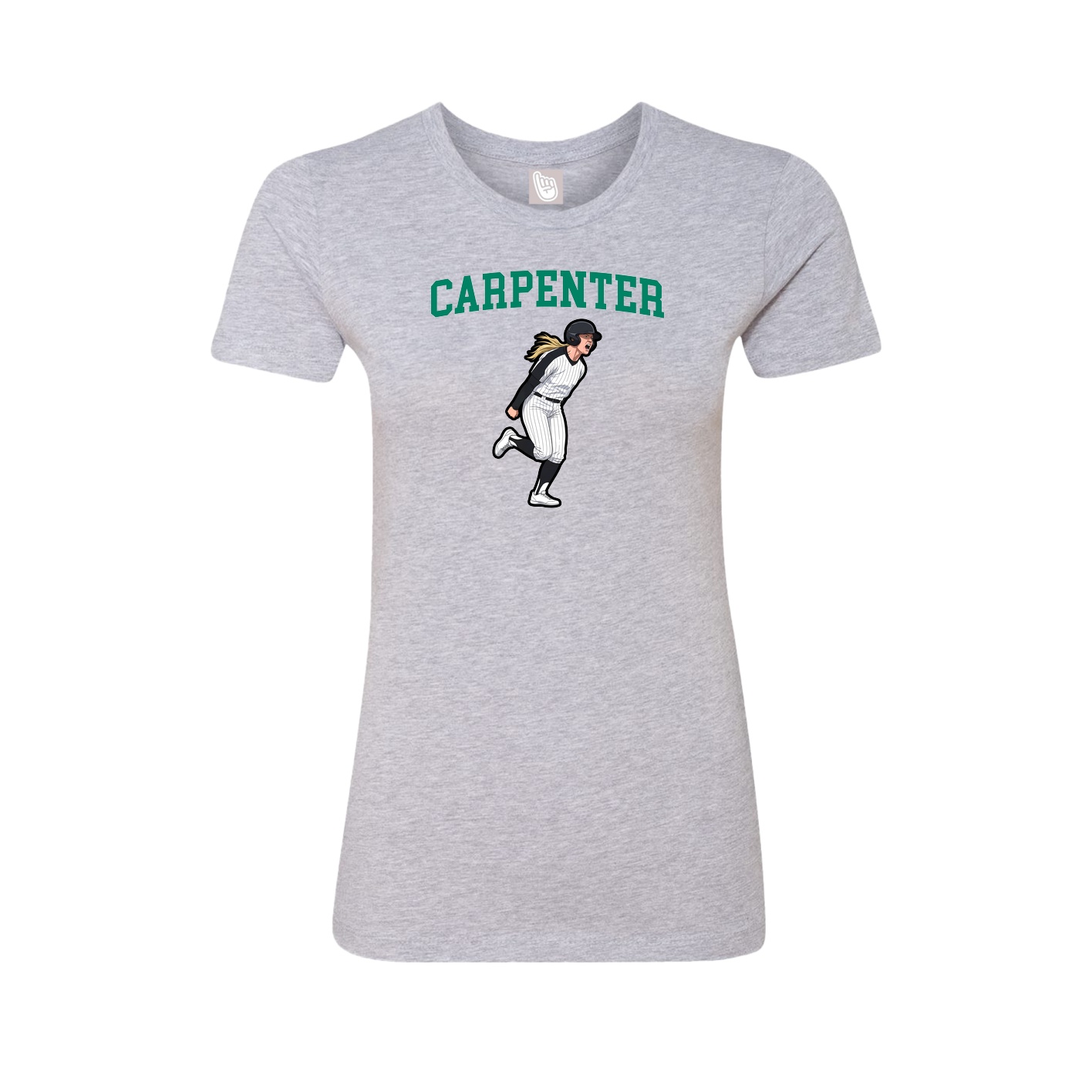 Fitted Women's Tee — Shirsey in Grey